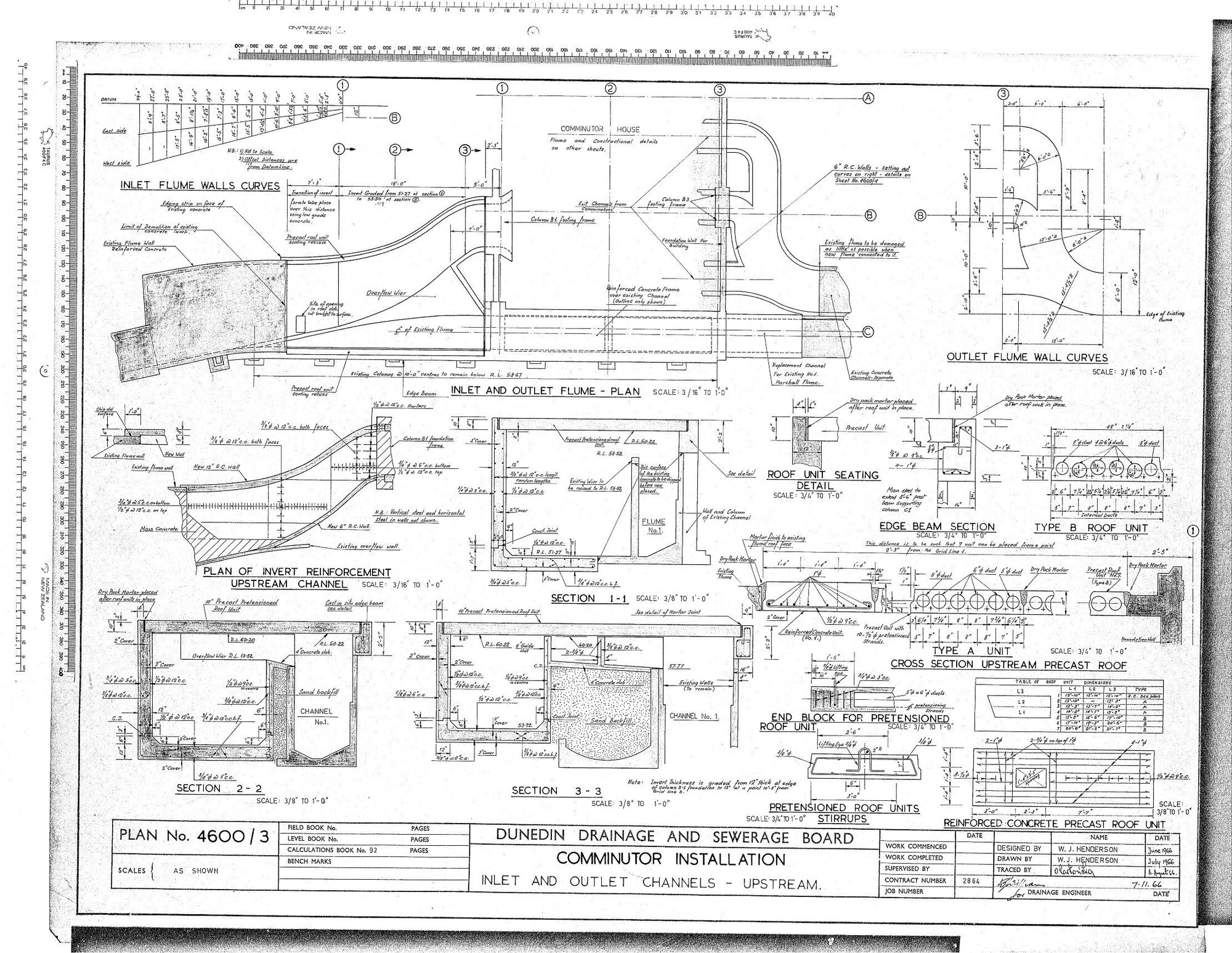 COMMINUTOR INSTALLATION INLET AND OUTLET CHANNELS - UPSTREAM