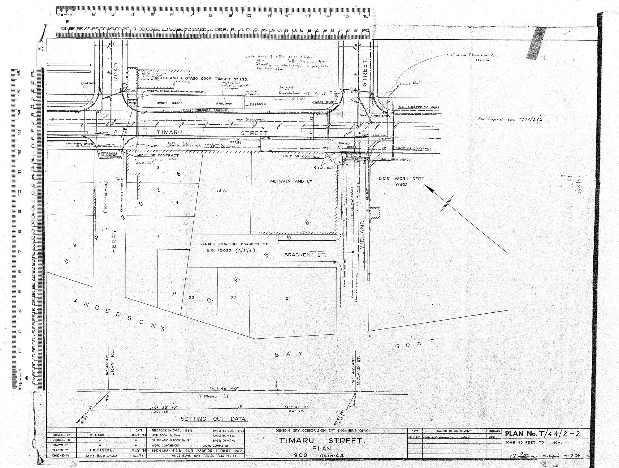 TIMARU STREET  PLAN 900 - 1536.44