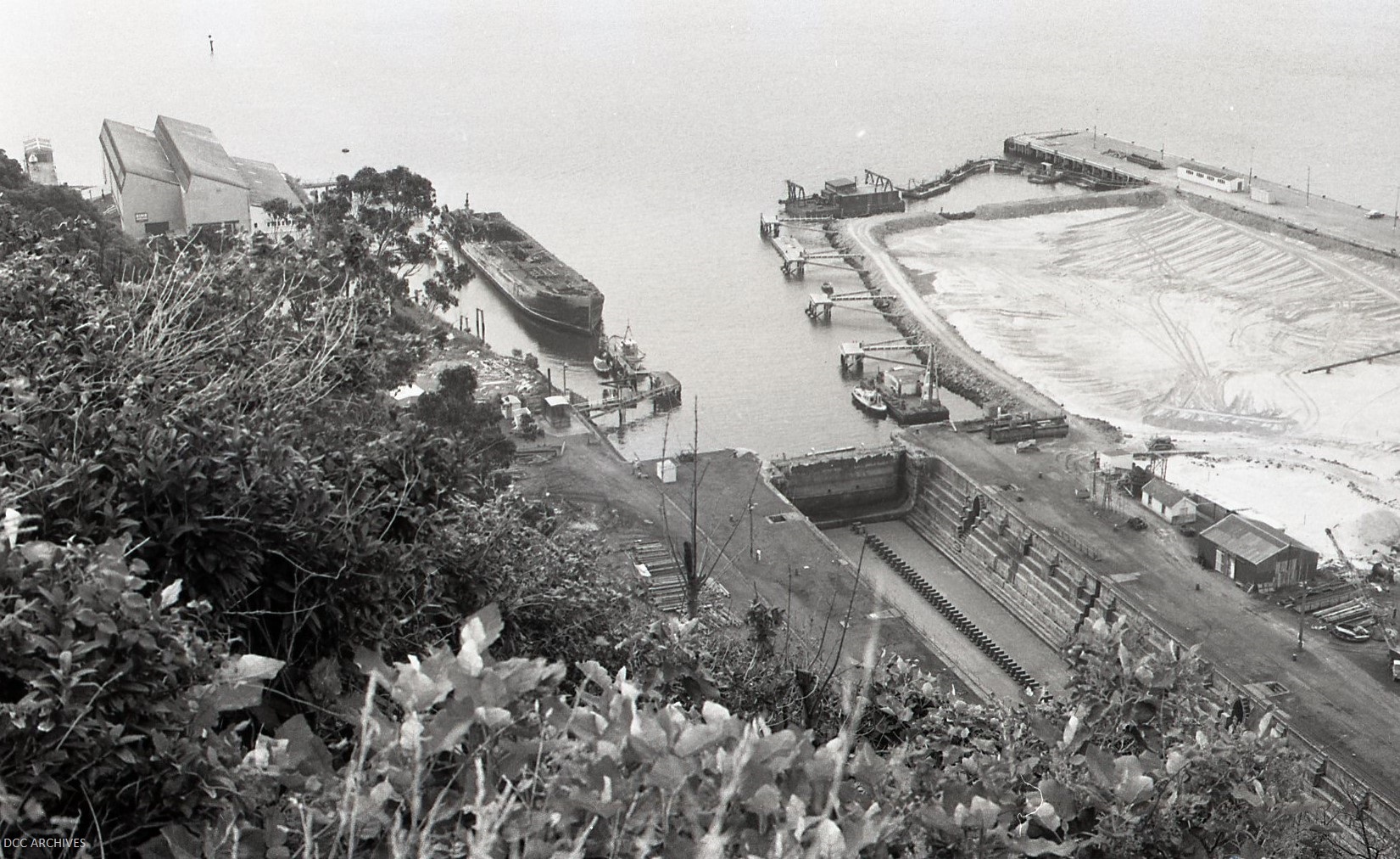 View of Container Port, Port Chalmers