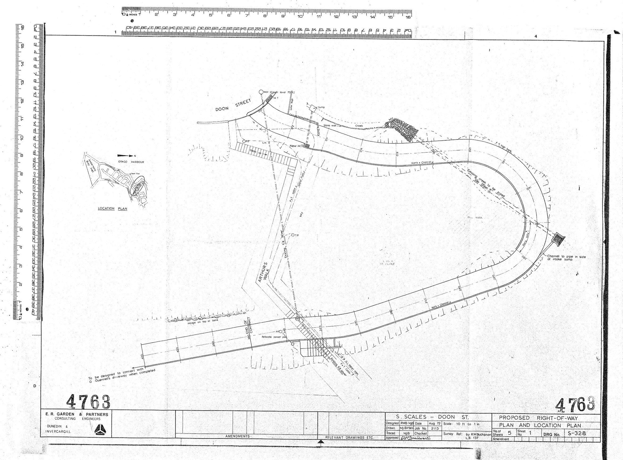 PROPOSED RIGHT-OF-WAY PLAN AND LOCATION PLAN