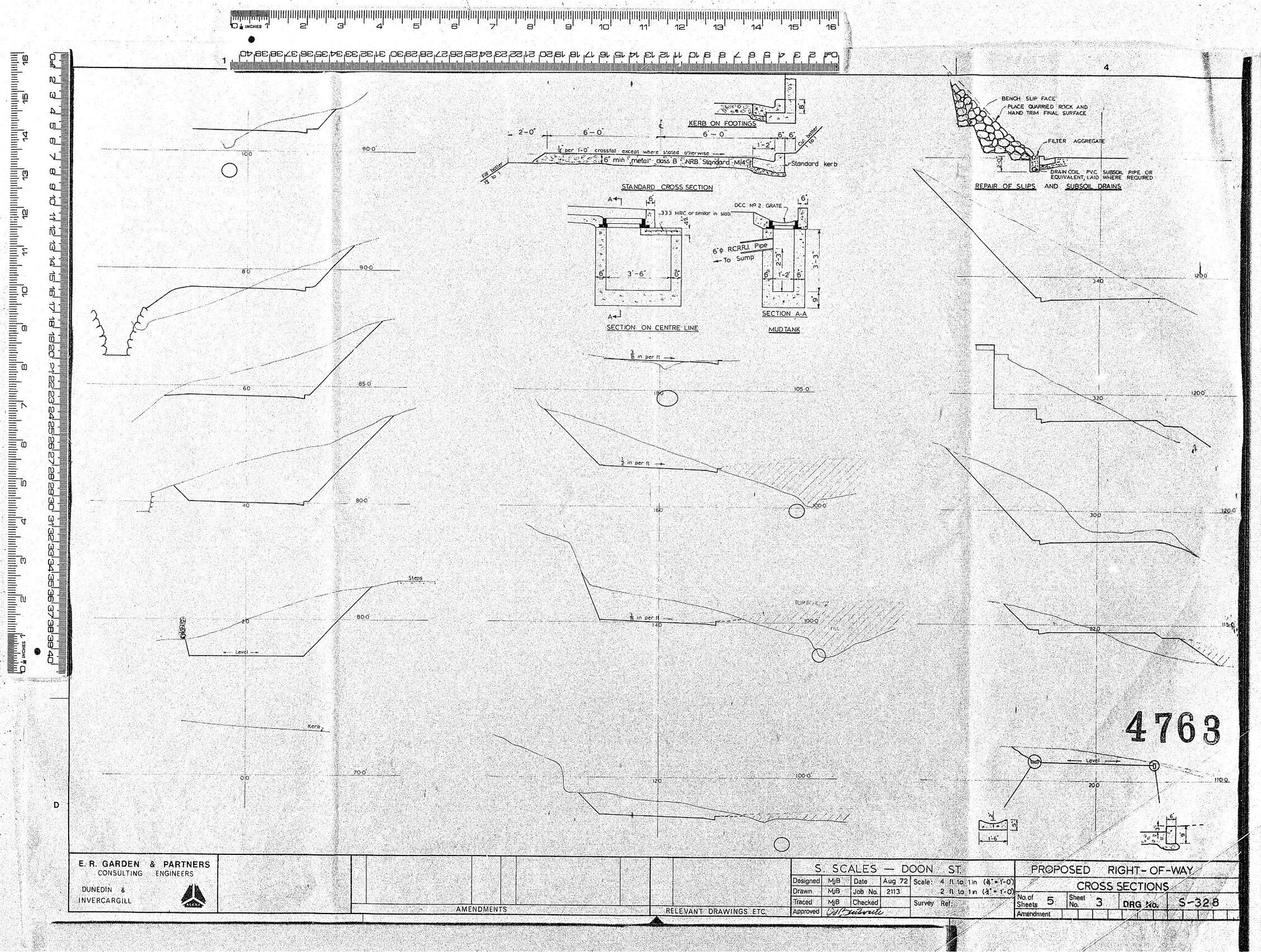 PROPOSED RIGHT-OF-WAY CROSS SECTIONS
