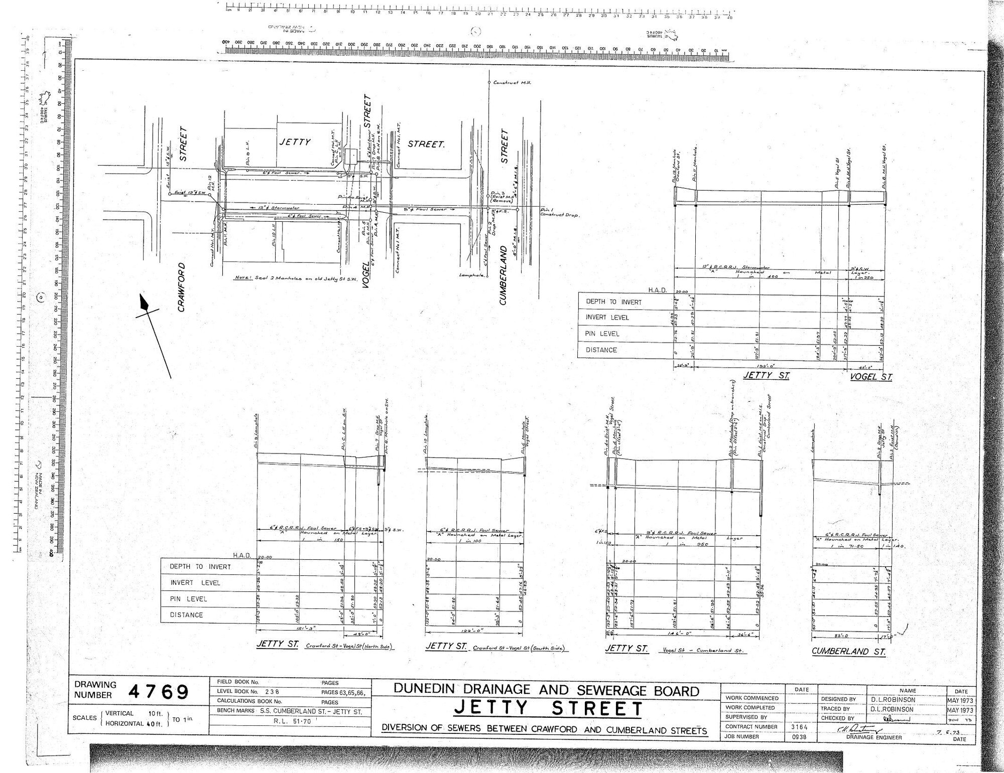JETTY STREET DIVERSION OF SEWERS BETWEEN CRAWFORD AND CUMBERLAND STREETS