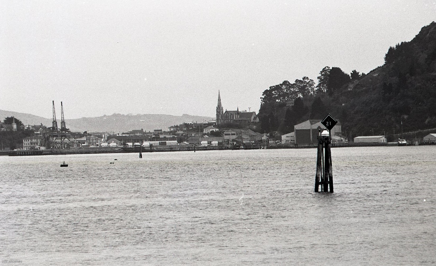 View of Port Chalmers from the Harbour