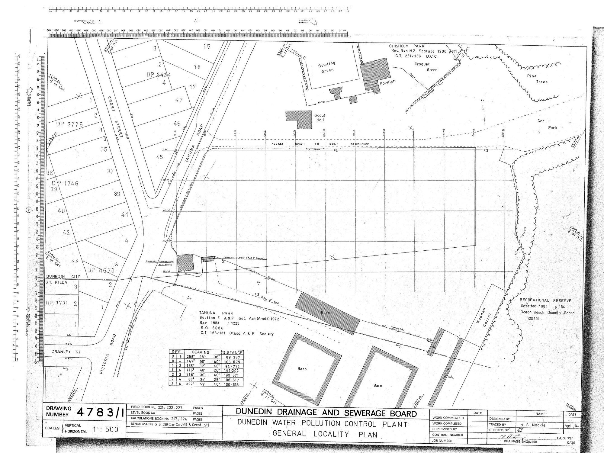 DUNEDIN WATER POLLUTION CONTROL PLANT - GENERAL LOCALITY PLAN