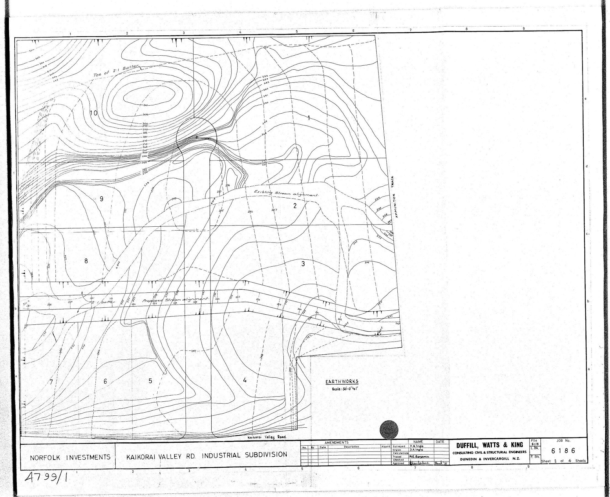 KAIKORAI VALLEY ROAD INDUSTRIAL SUBDIVISION