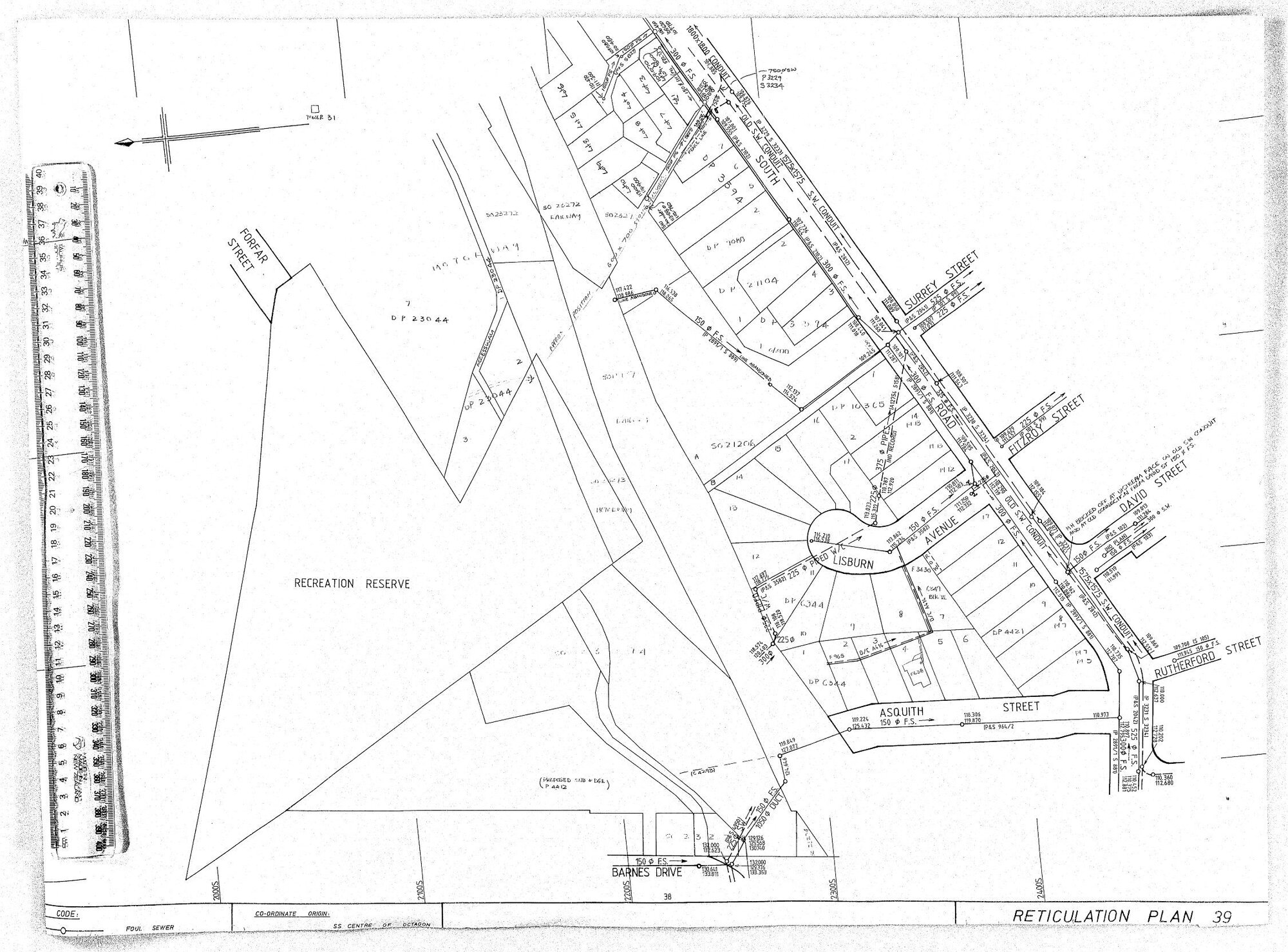 RETICULATION PLAN 39