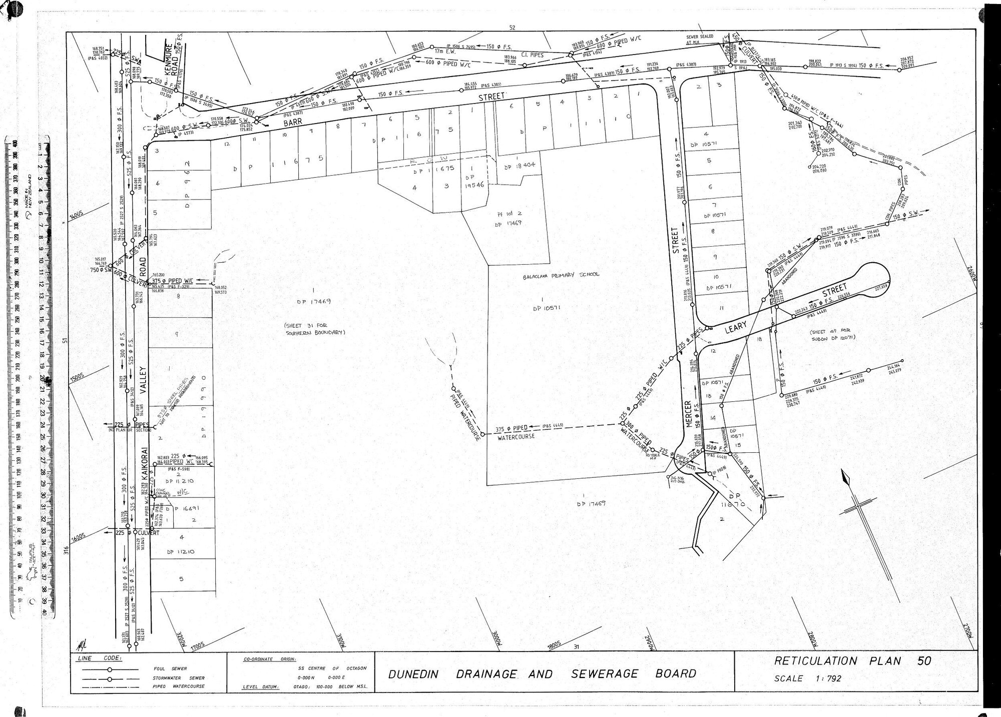 RETICULATION PLAN 50