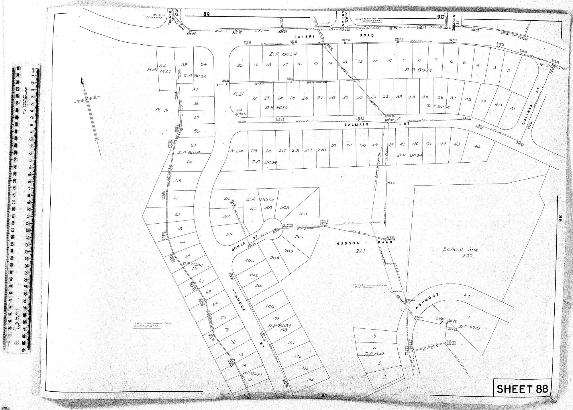 RETICULATION PLAN 88