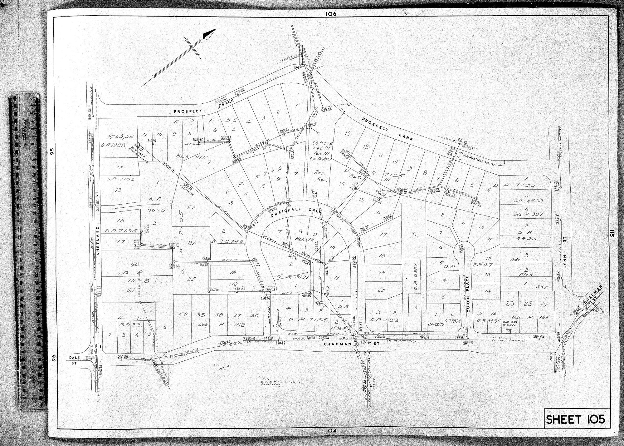 RETICULATION PLAN 105