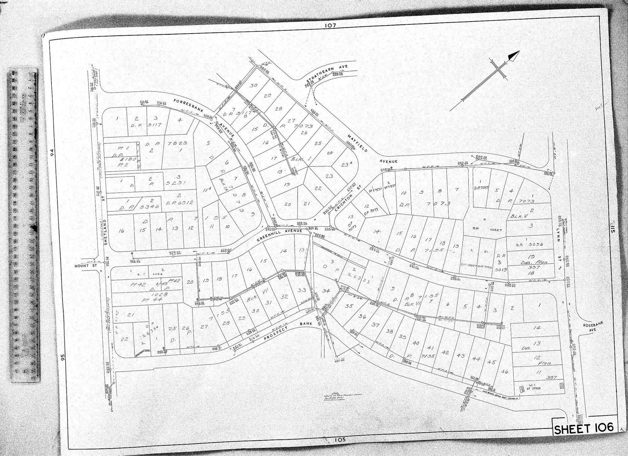 RETICULATION PLAN 106