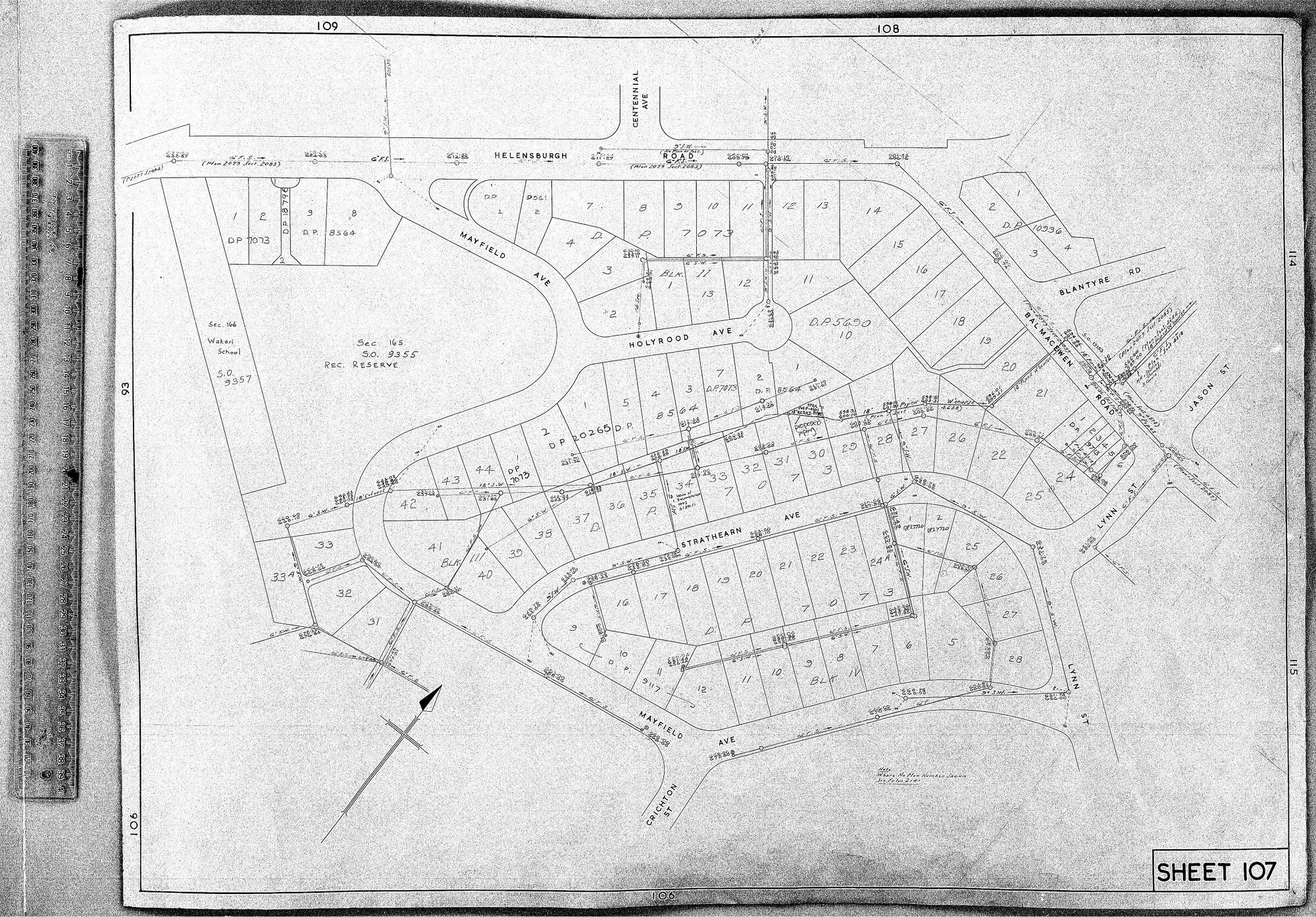 RETICULATION PLAN 107