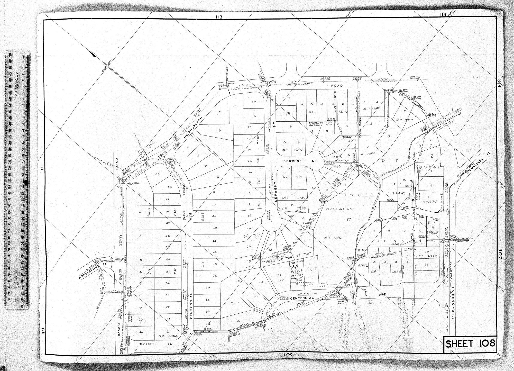 RETICULATION PLAN 108