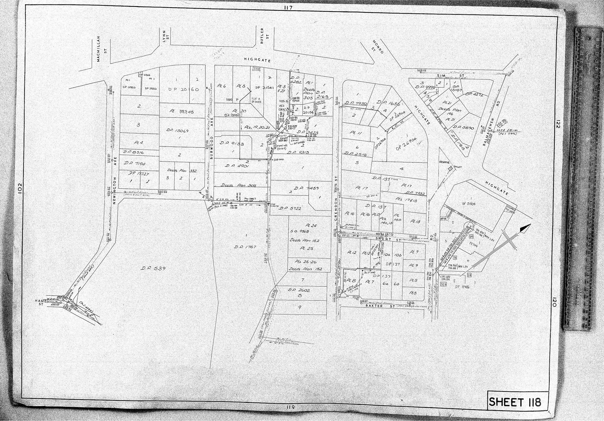 RETICULATION PLAN 118