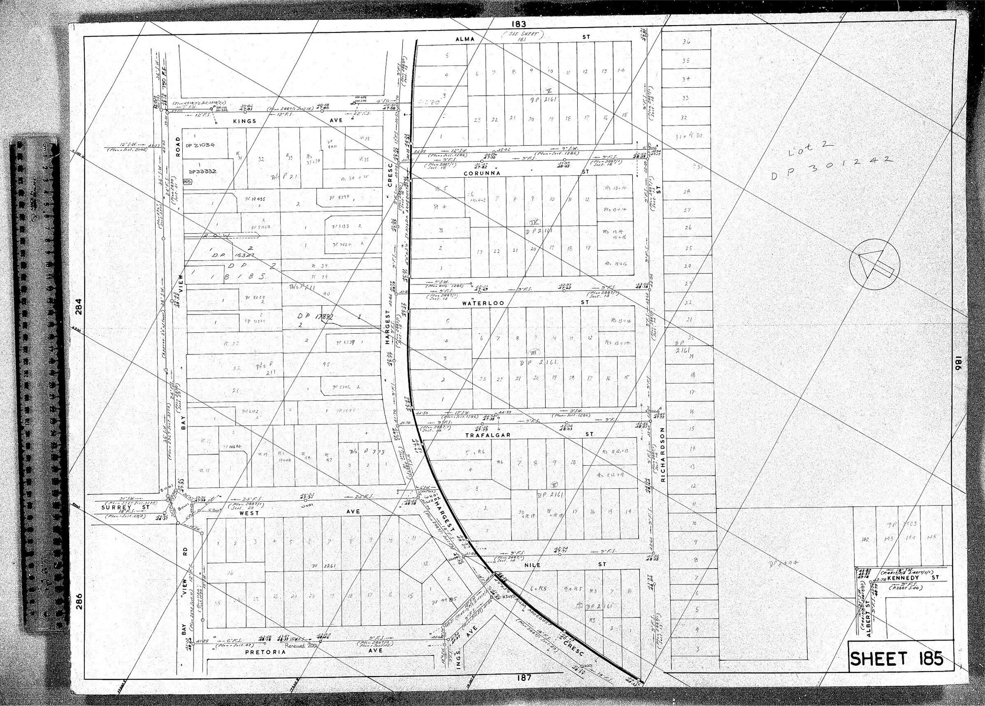 RETICULATION PLAN 185