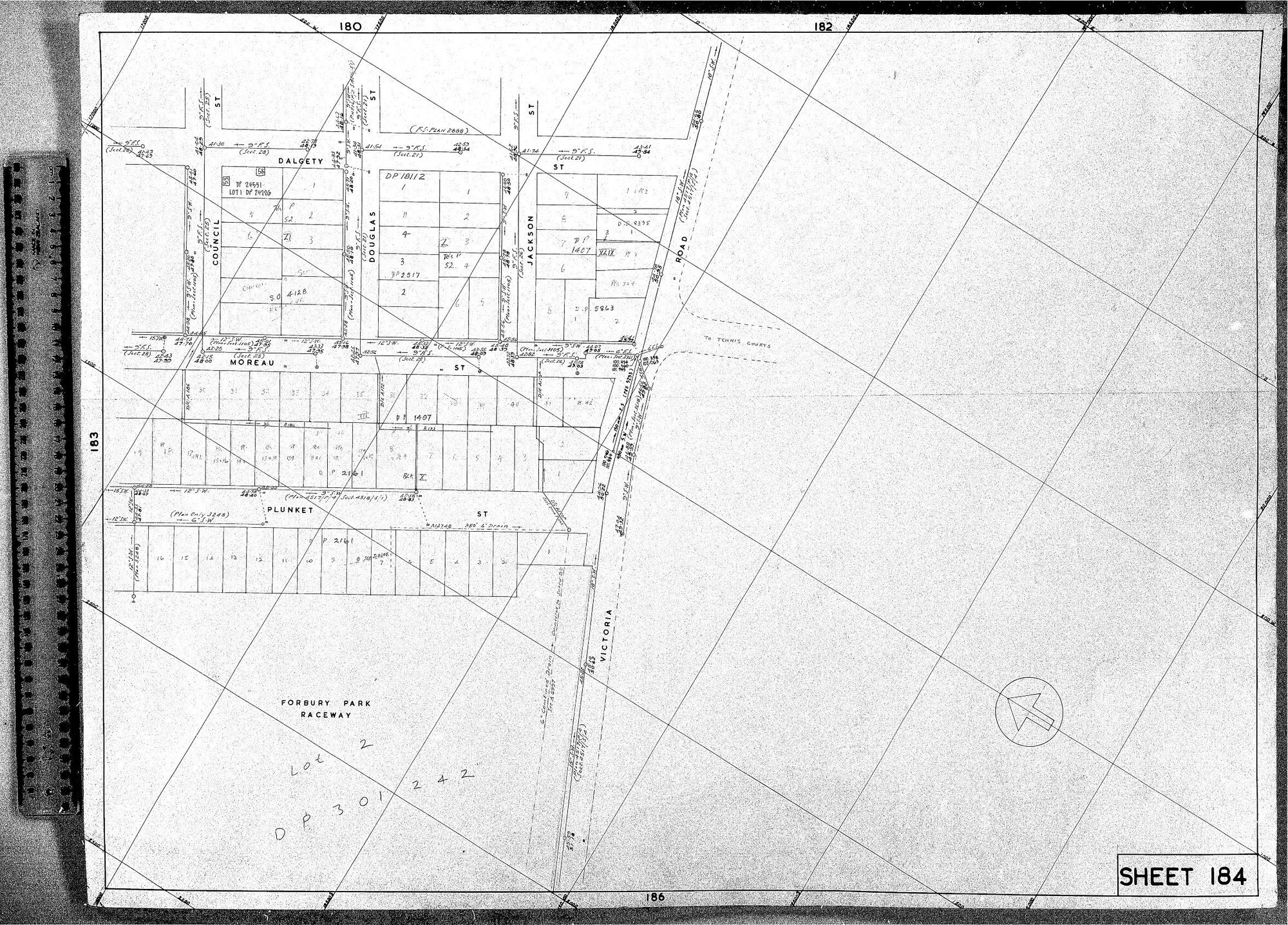 RETICULATION PLAN 184
