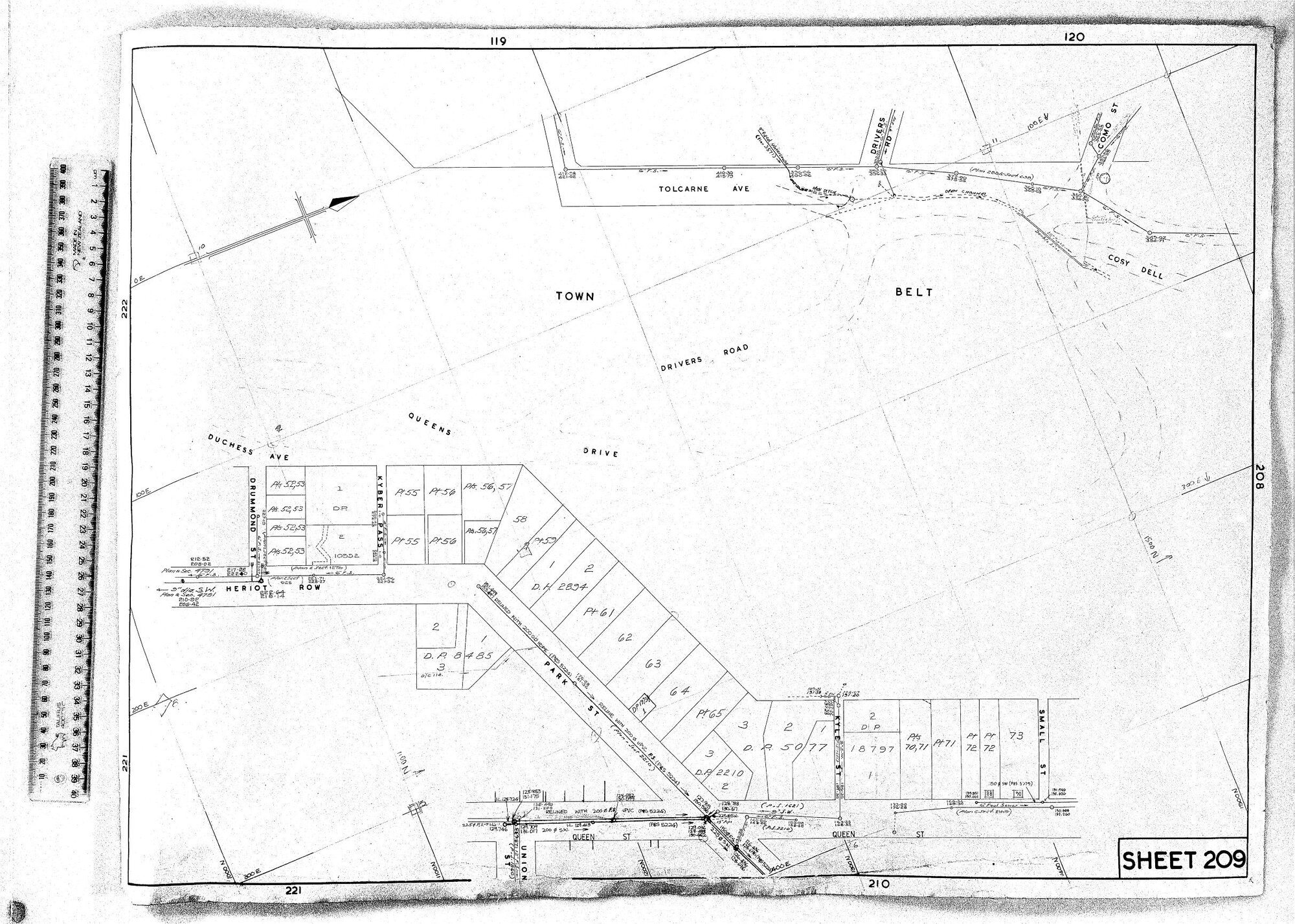 RETICULATION PLAN 209