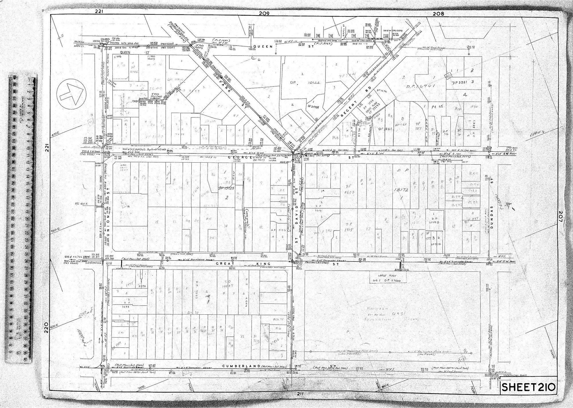 RETICULATION PLAN 210