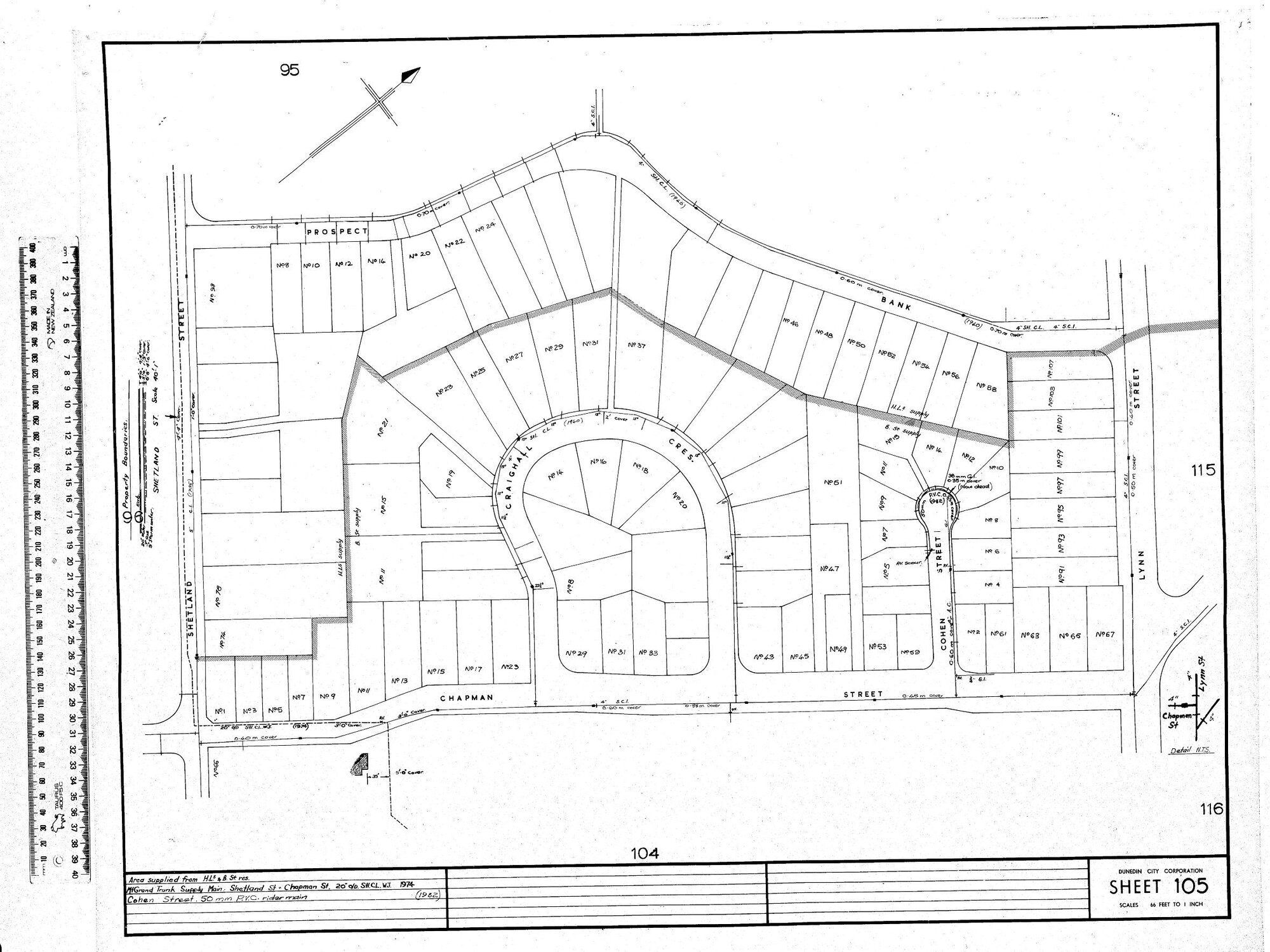 AREA SUPPLIED FROM H.L.5 &amp; B. ST. RES.