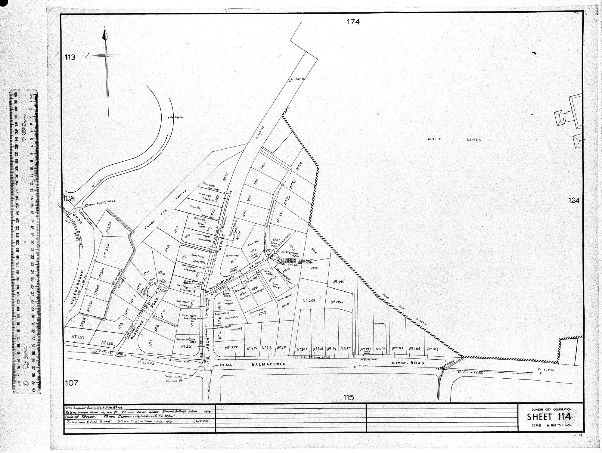 AREA SUPPLIED FROM H.L.5 &amp; B. ST. RES. GI. RES