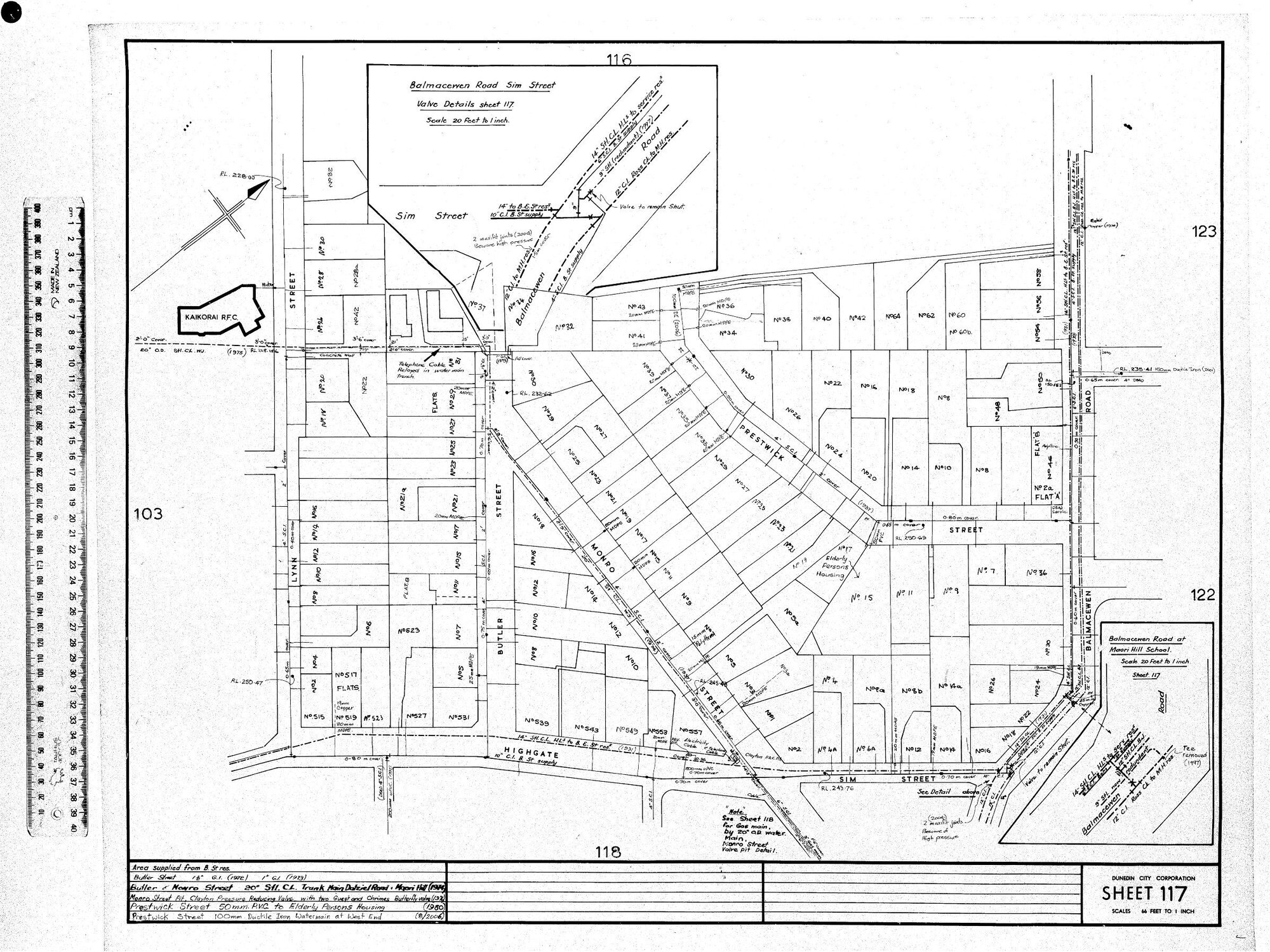 AREA SUPPLIED FROM B. ST.RES. 