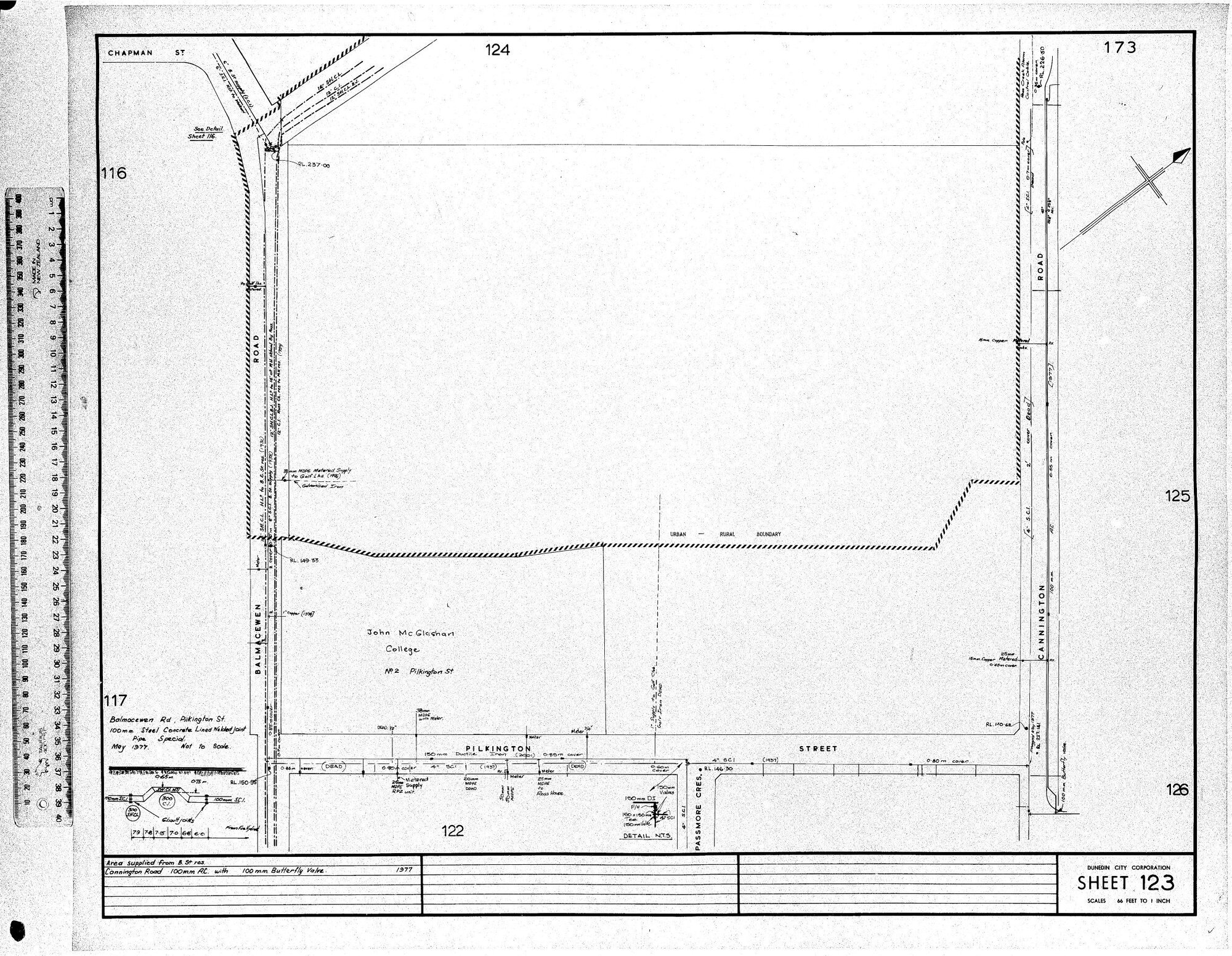 AREA SUPPLIED FROM B. ST.RES. 
