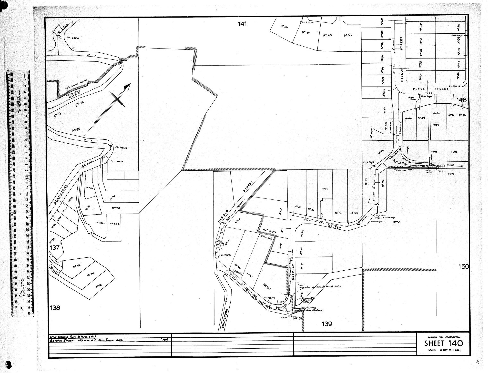 AREA SUPPLIED FROM M.H RES. &amp; H.L.5