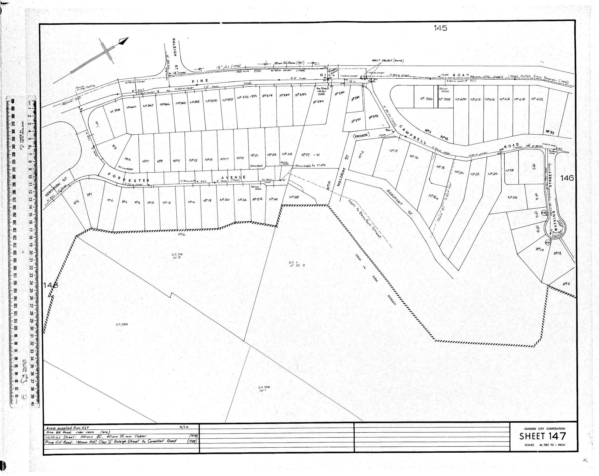 AREA SUPPLIED FROM H.L.5