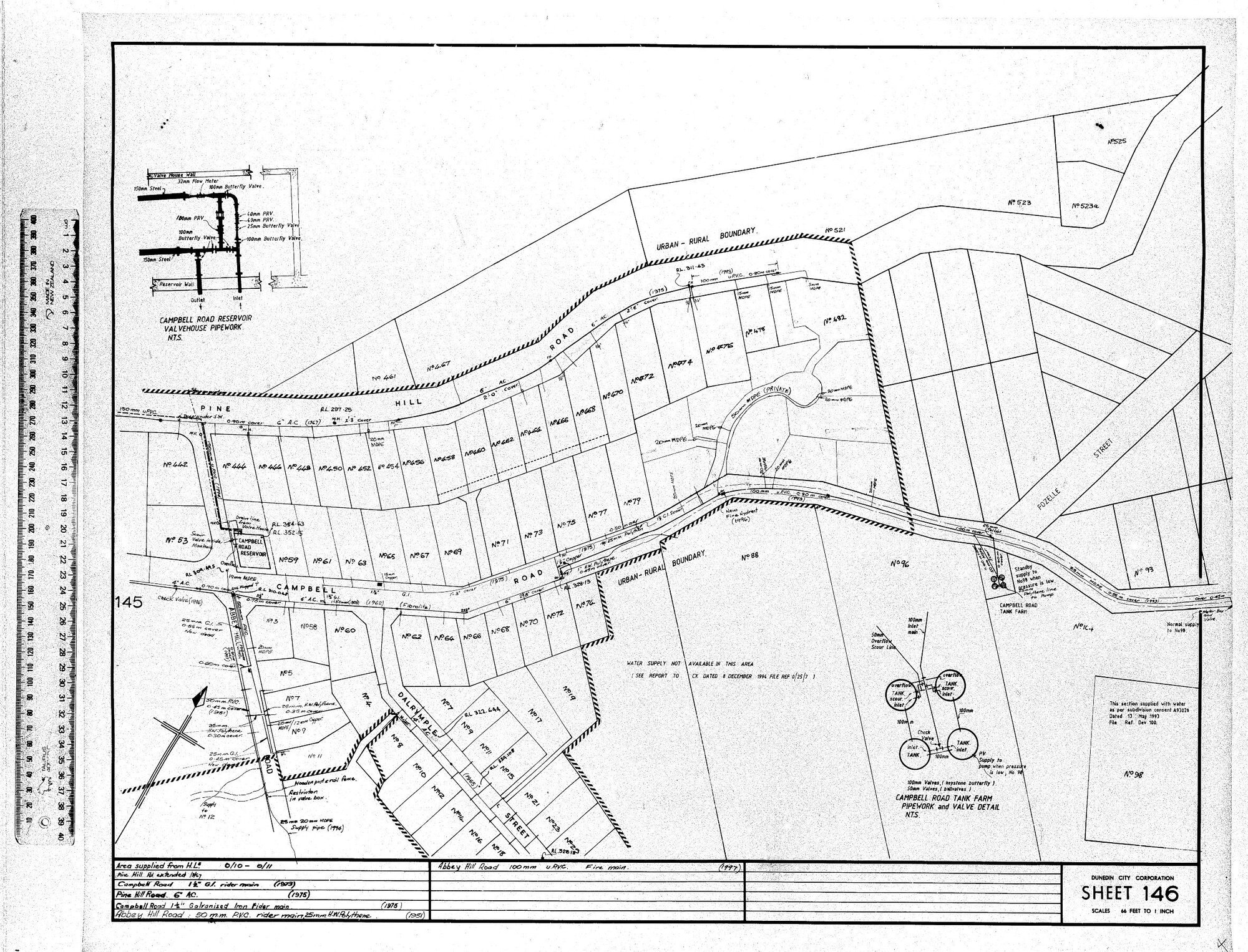 AREA SUPPLIED FROM H.L.5 - 0/10-0/11