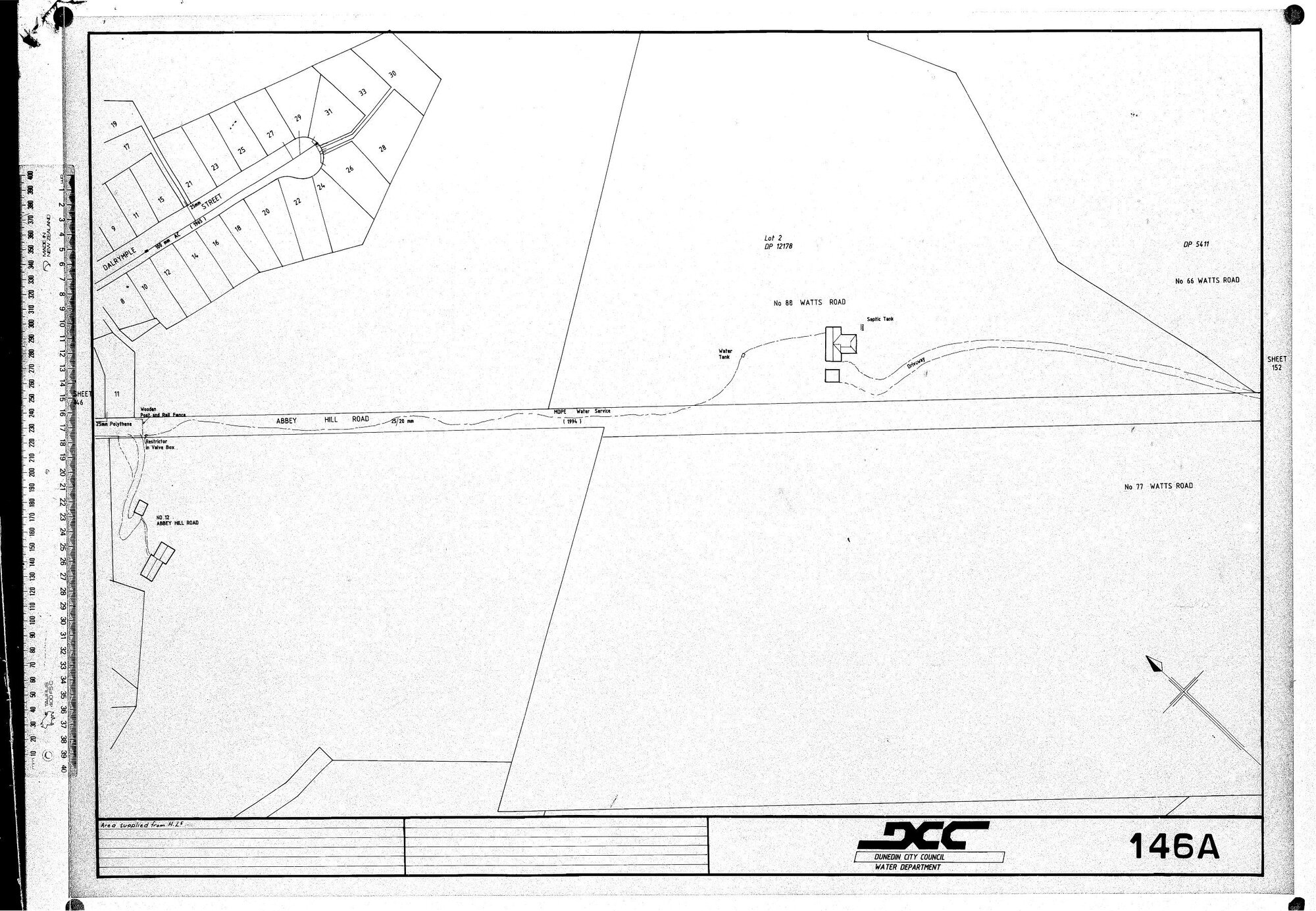 AREA SUPPLIED FROM H.L.5