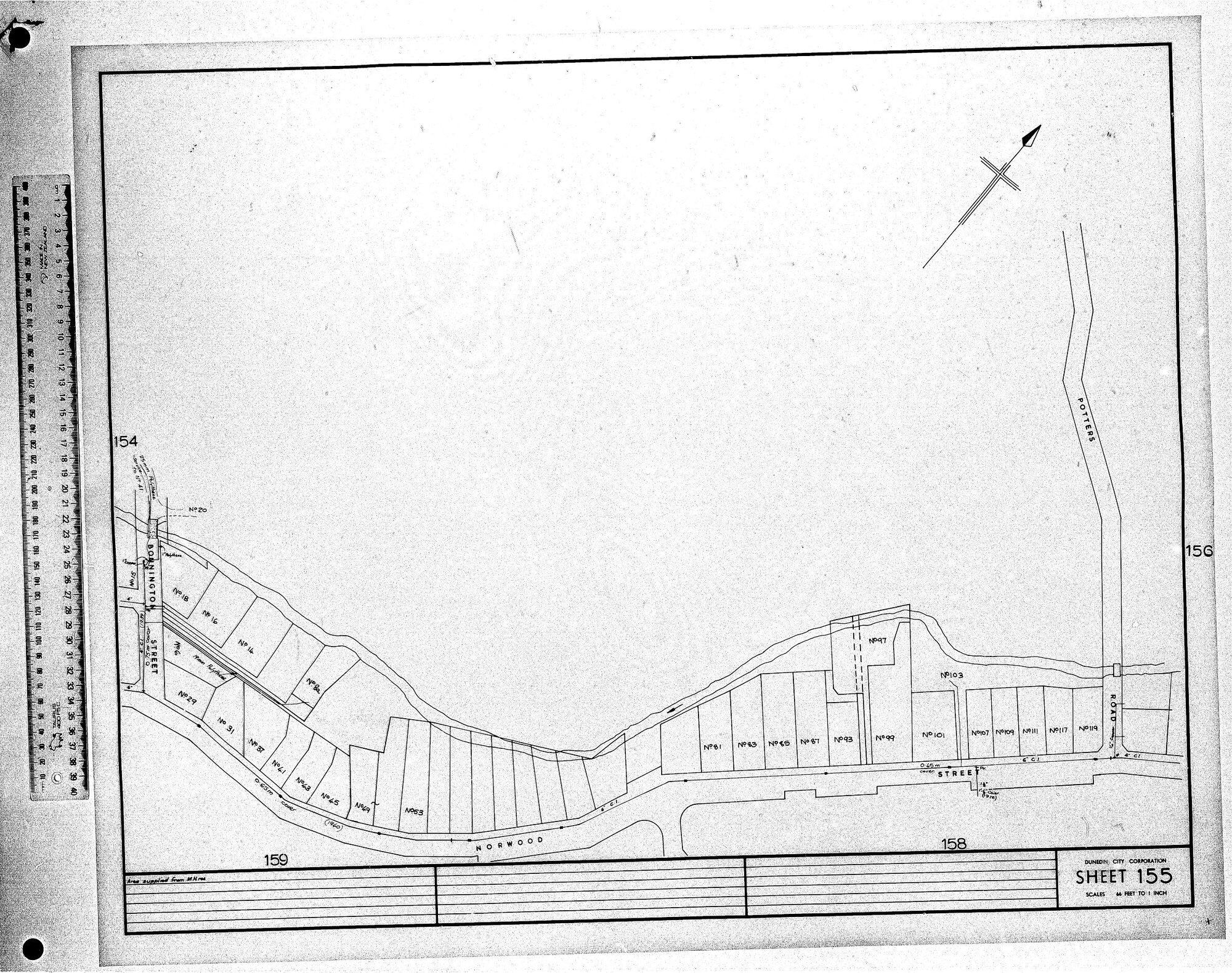 AREA SUPPLIED FROM M.H RES. 