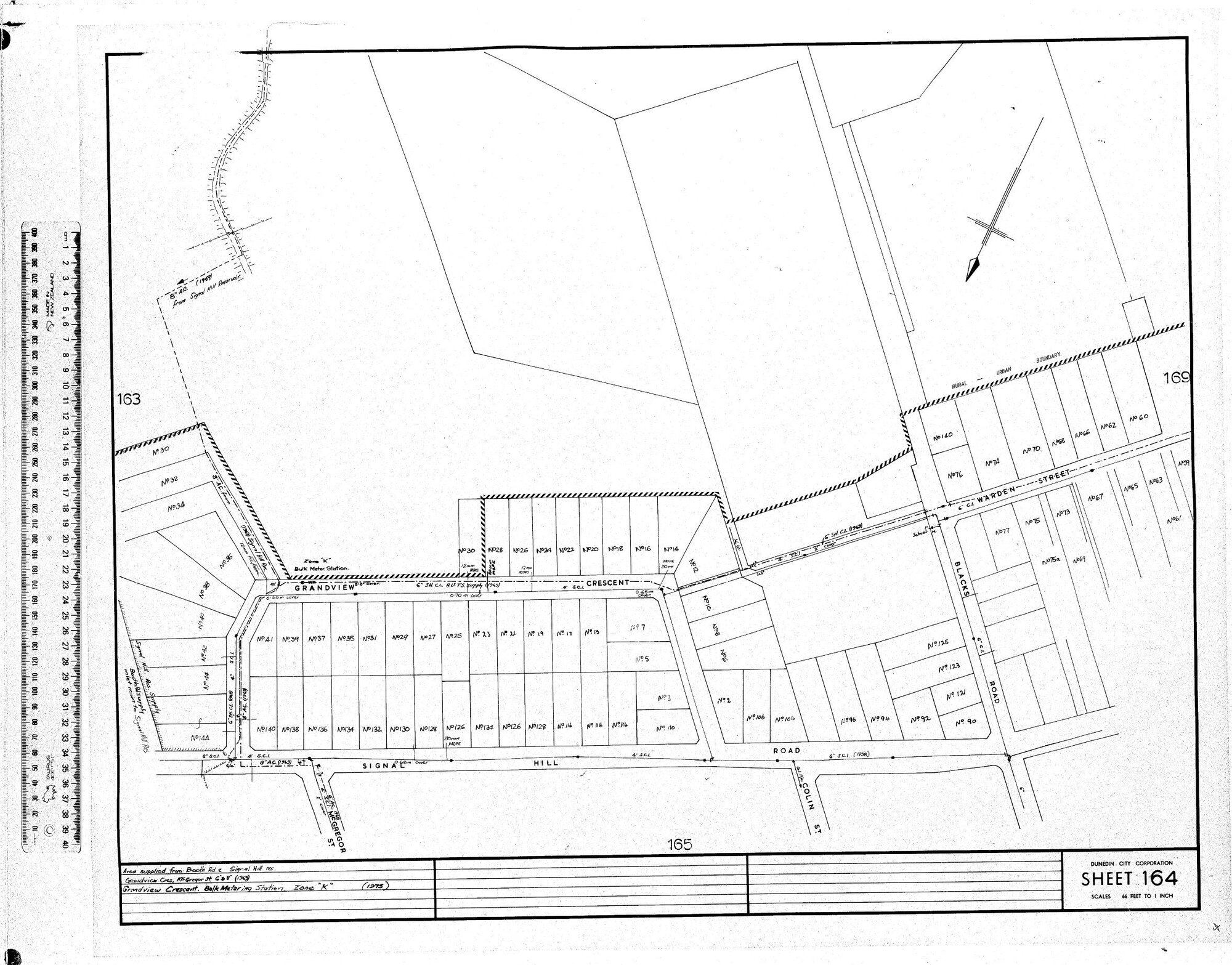 AREA SUPPLIED FROOM BOOTH ROAD &amp; SIGNAL HILL RES.