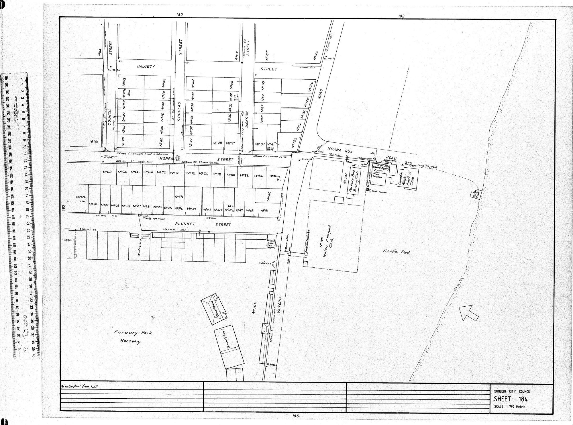 AREA SUPPLIED FROM L.L.5