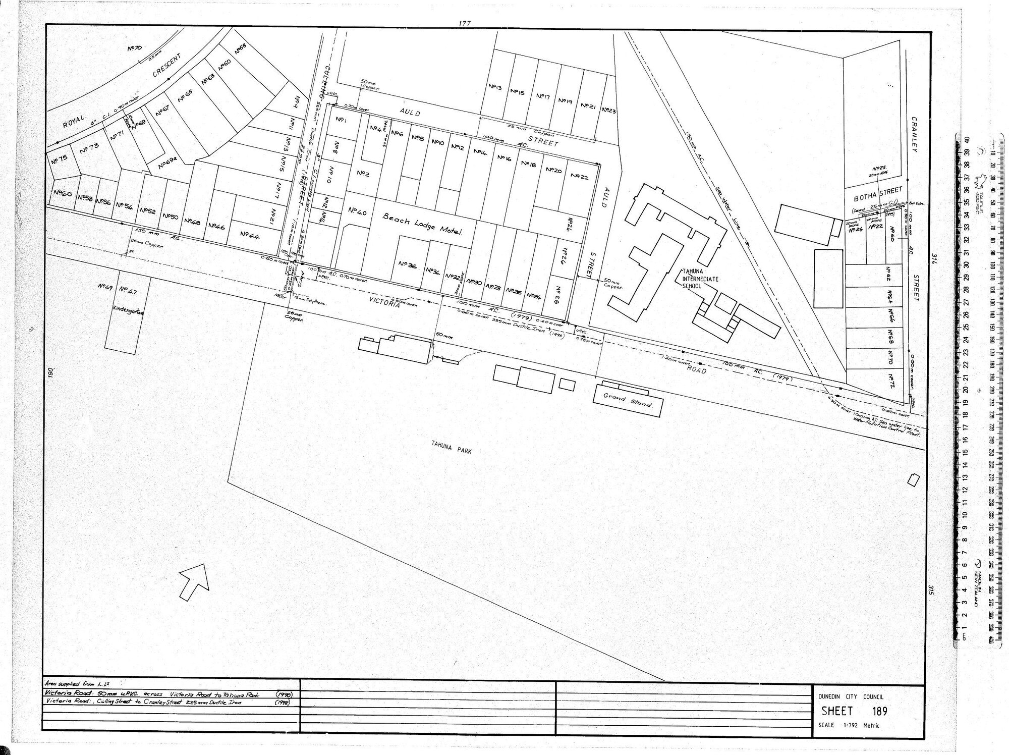 AREA SUPPLIED FROM L.L.5
