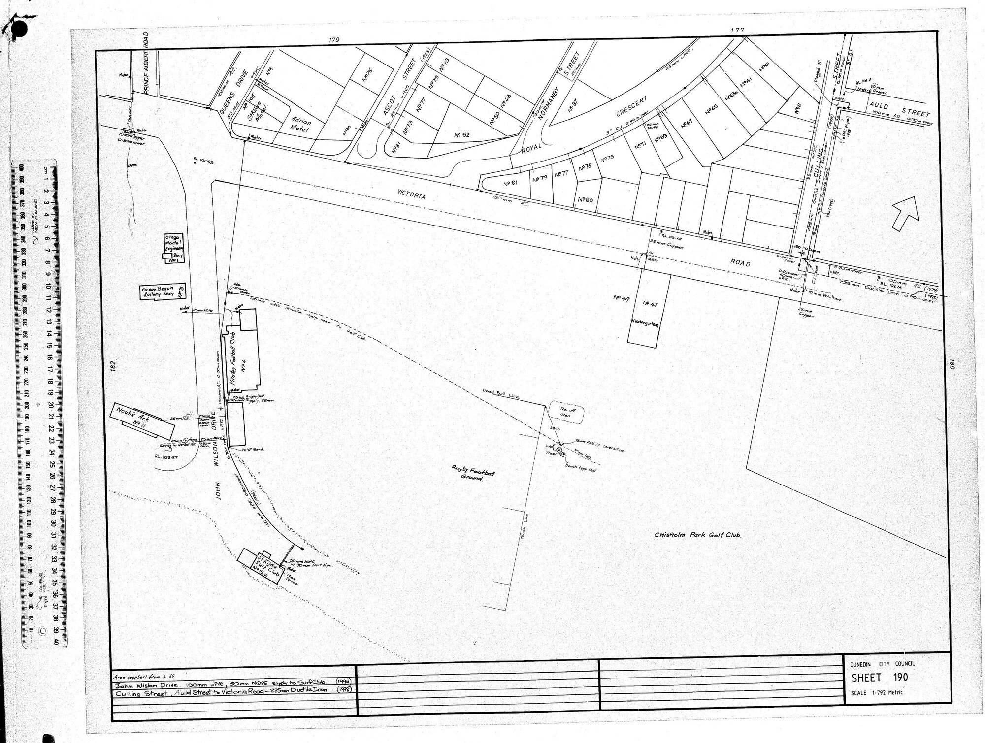 AREA SUPPLIED FROM L.L.5