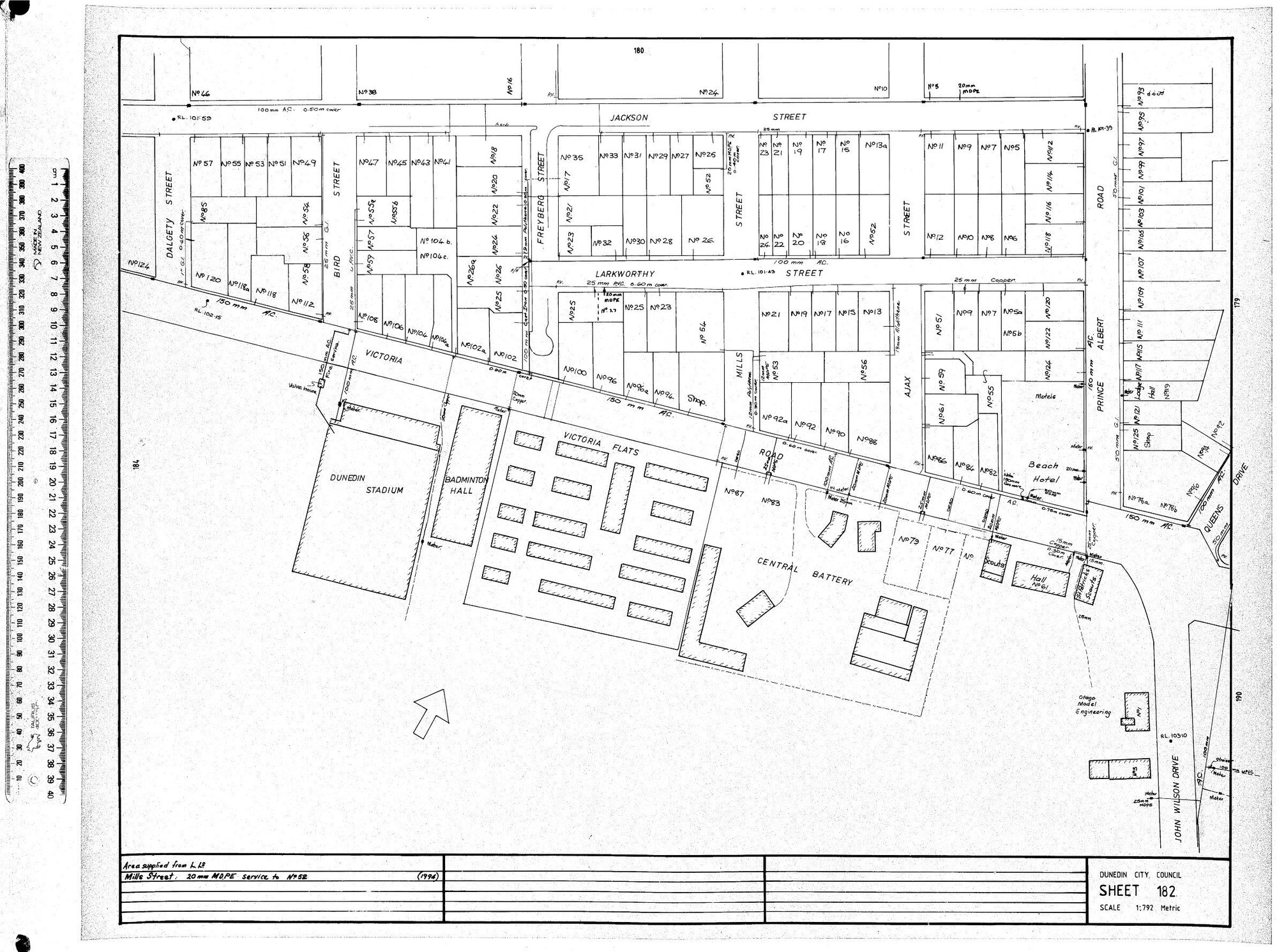 AREA SUPPLIED FROM L.L.5