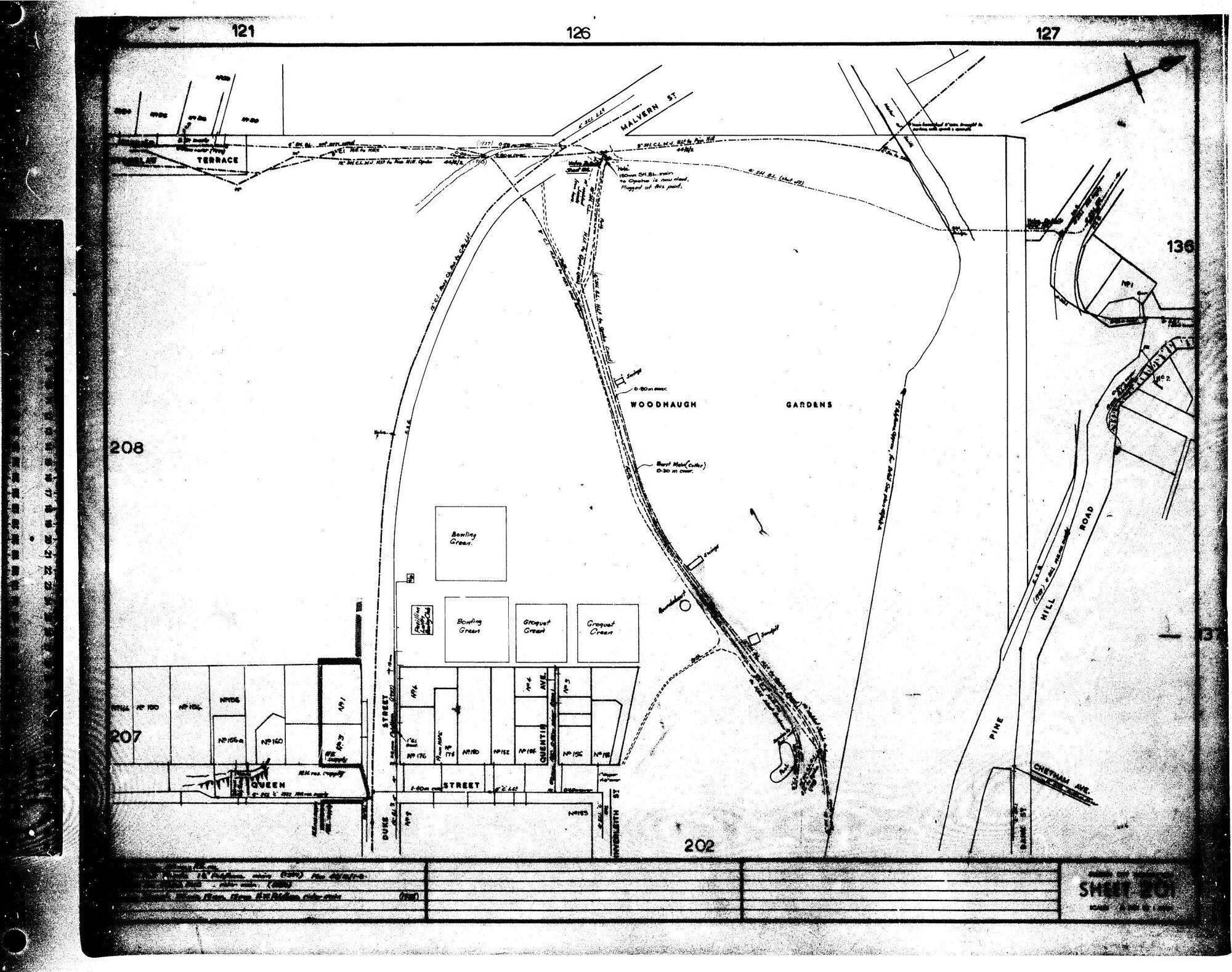 AREA SUPPLIED FROM ROSS CREEK - MALVERN STREET WOODHAUGH