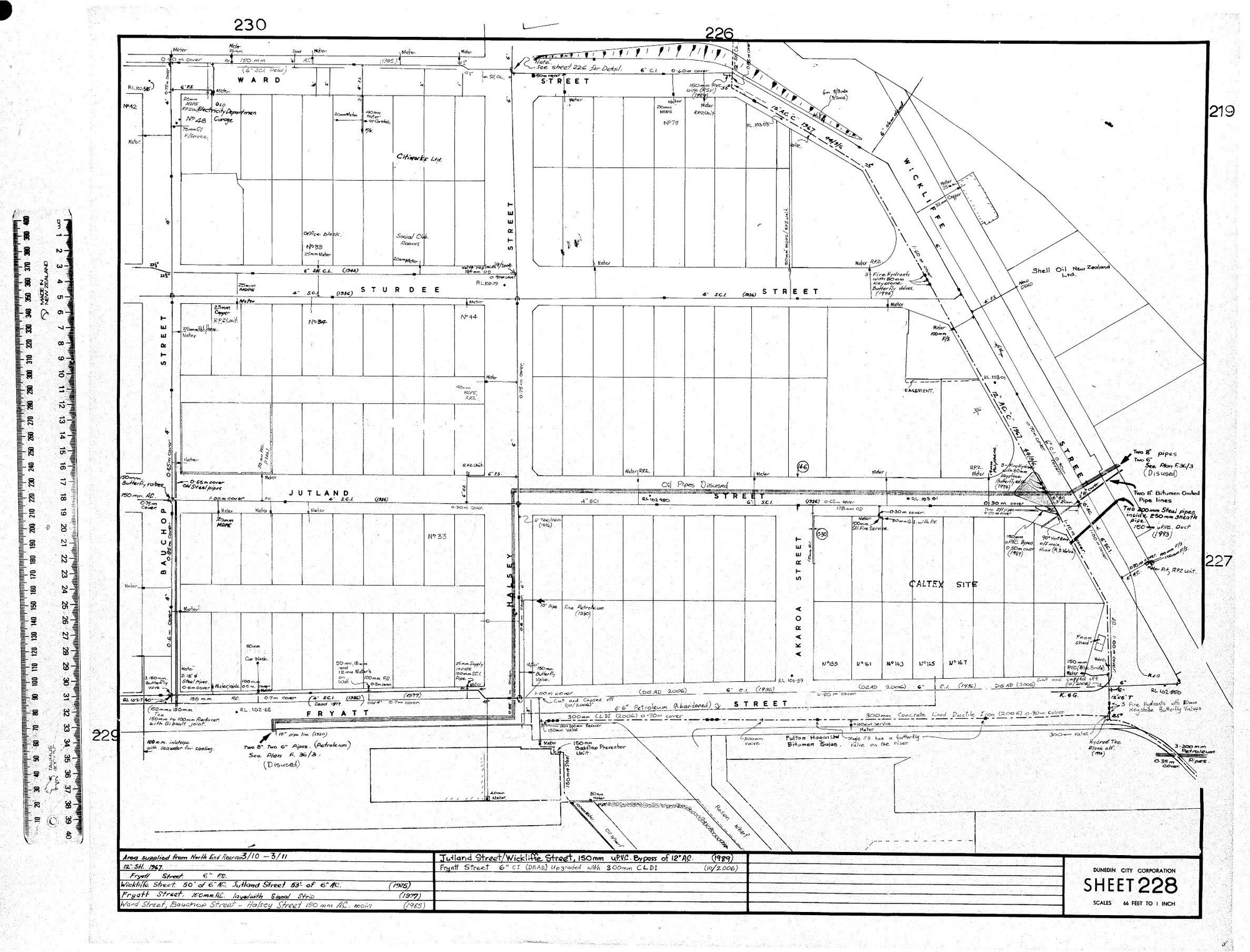 AREA SUPPLIED FROM NORTH END RESERVOIR - 3/10 - 3/11