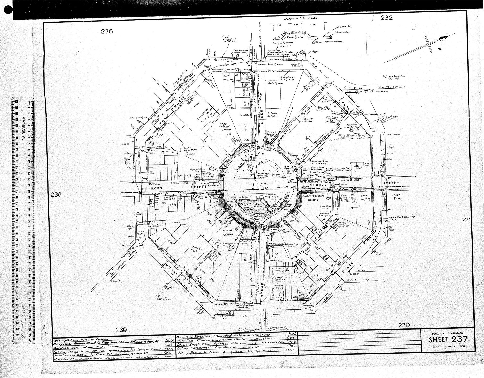AREA SUPPLIED FROM M.H. RES &amp; NORTH END RESERVOIR