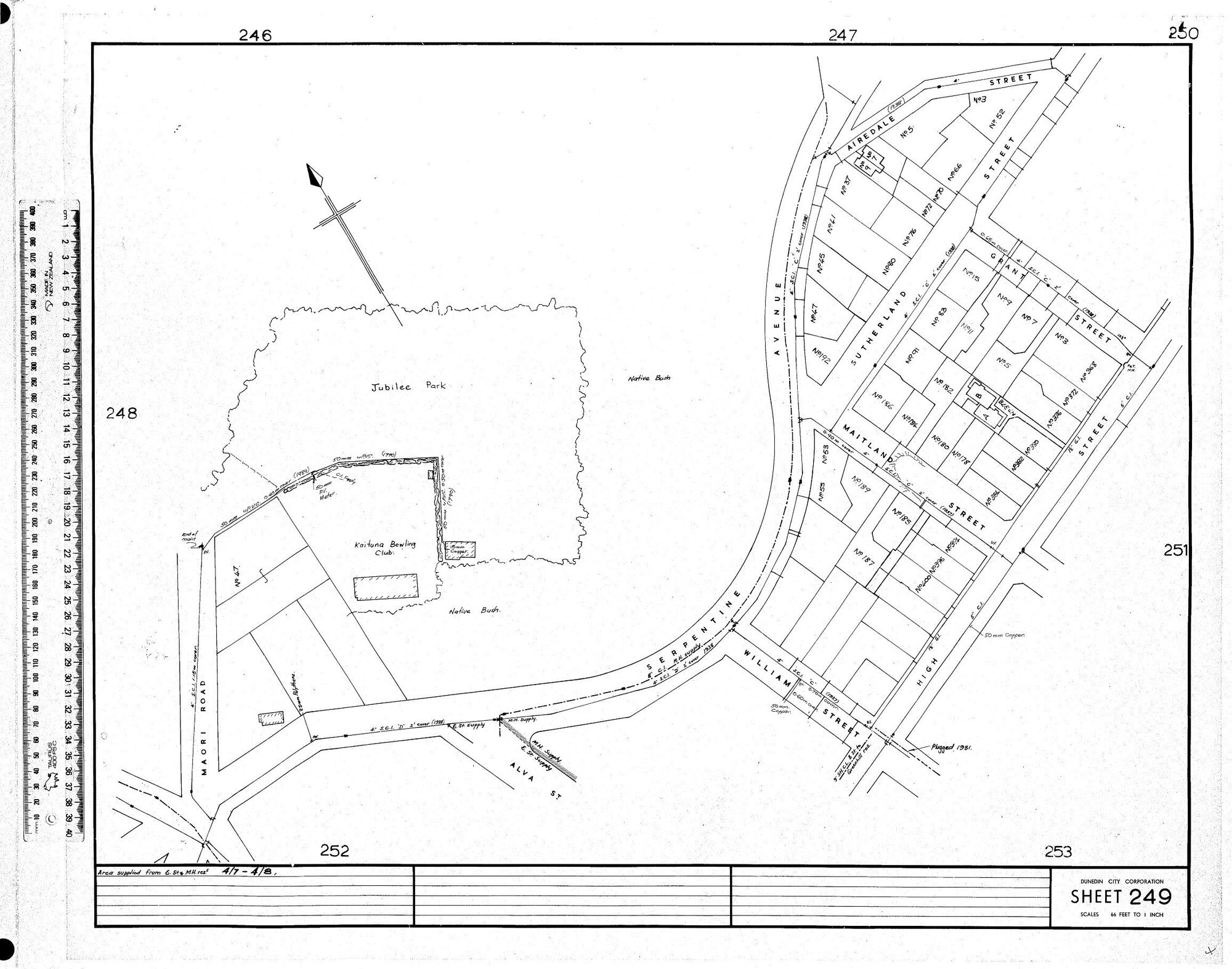 AREA SUPPLIED FROM E ST &amp; M.H. RES 5 - 4/7 - 4/8