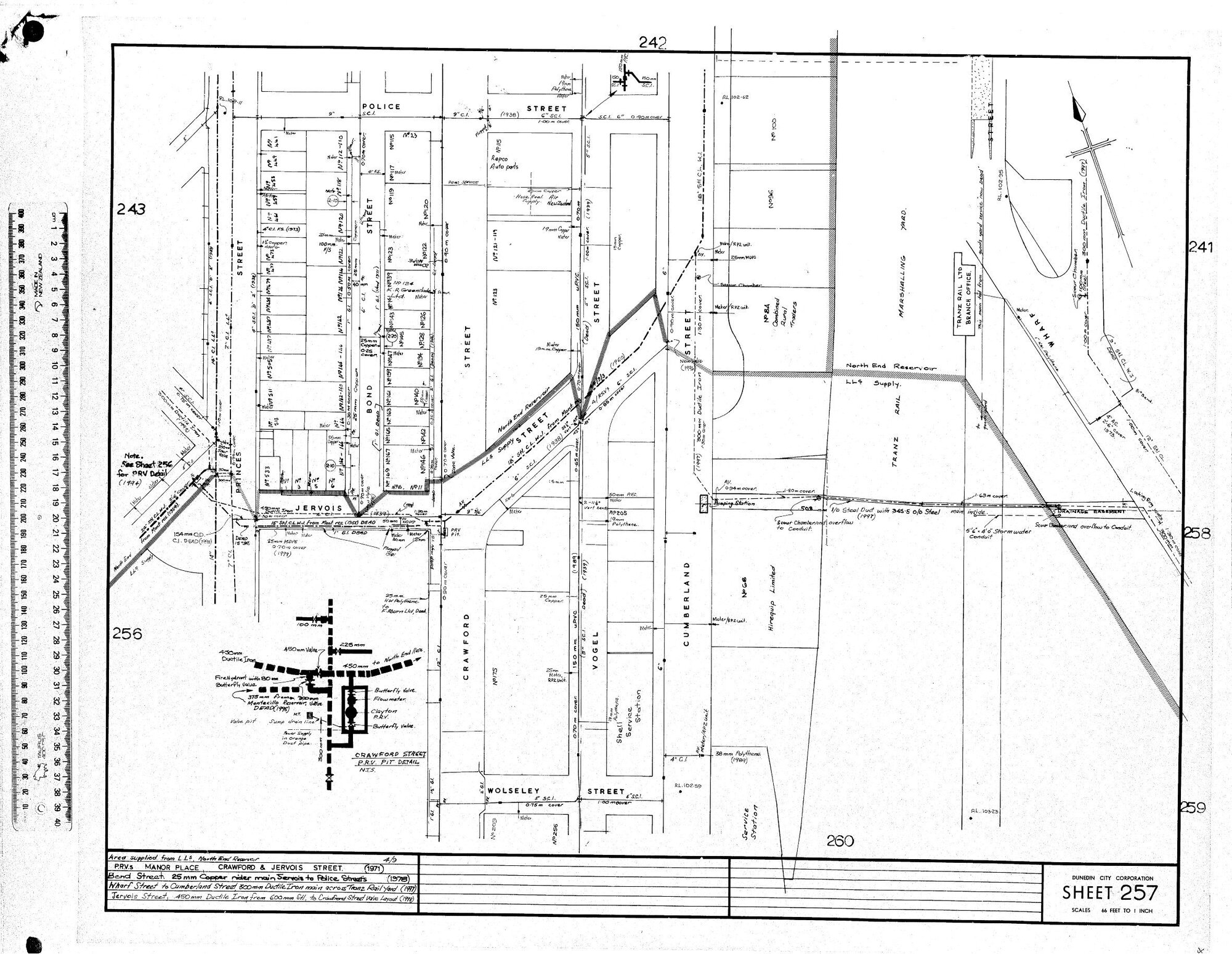 AREA SUPPLIED FROM L .L.5, NORTH END RESERVOIR - 4/9