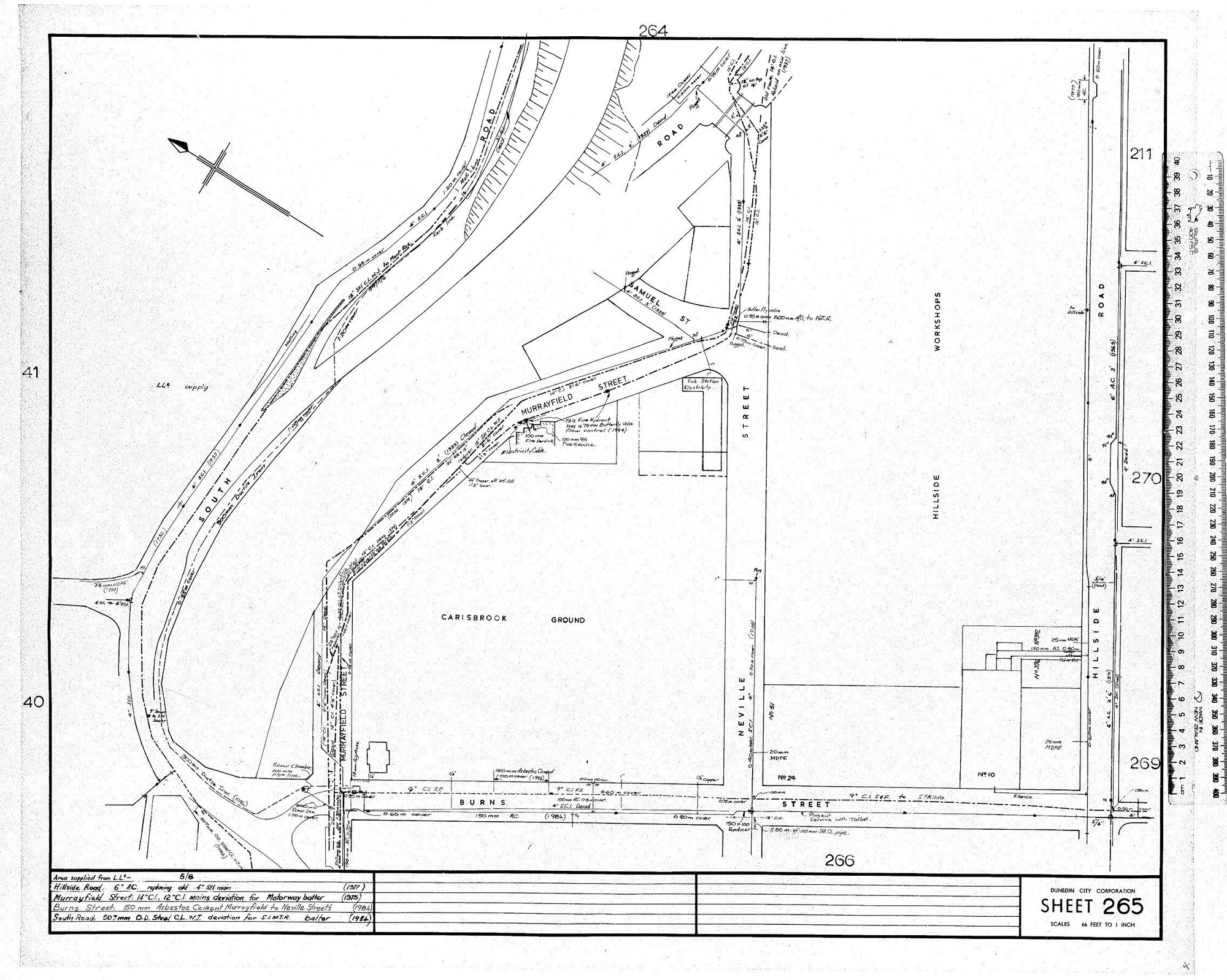 AREA SUPPLIED FROM L .L.5 - 5/8