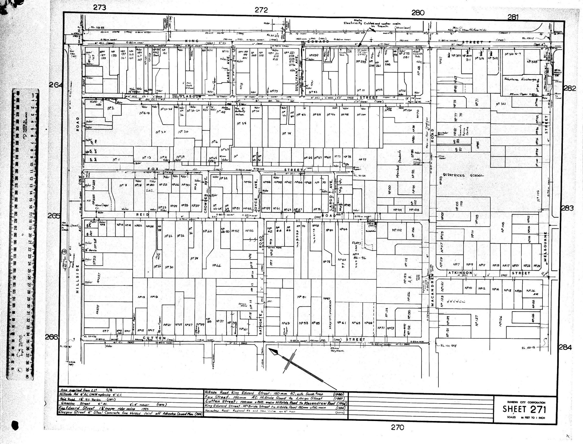 AREA SUPPLIED FROM L .L.5 - 5/8