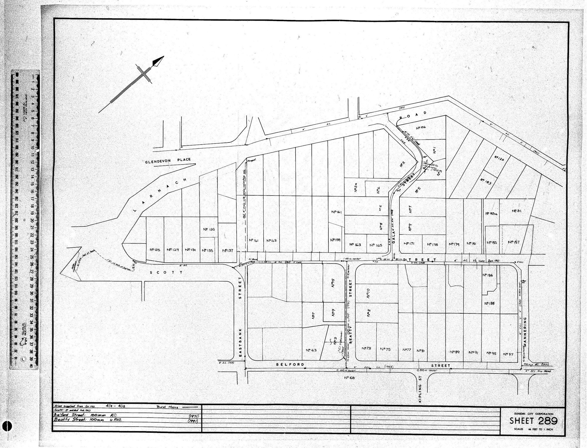AREA SUPPLIED FROM GR. RES - 4/11 - 4/12 - BURST MAINS