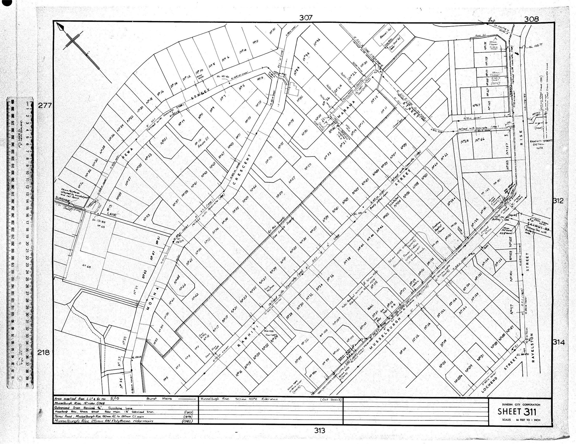 AREA SUPPLIED FROM L.Ls &amp; GR.RES. - 5/10 - BURST MAINS