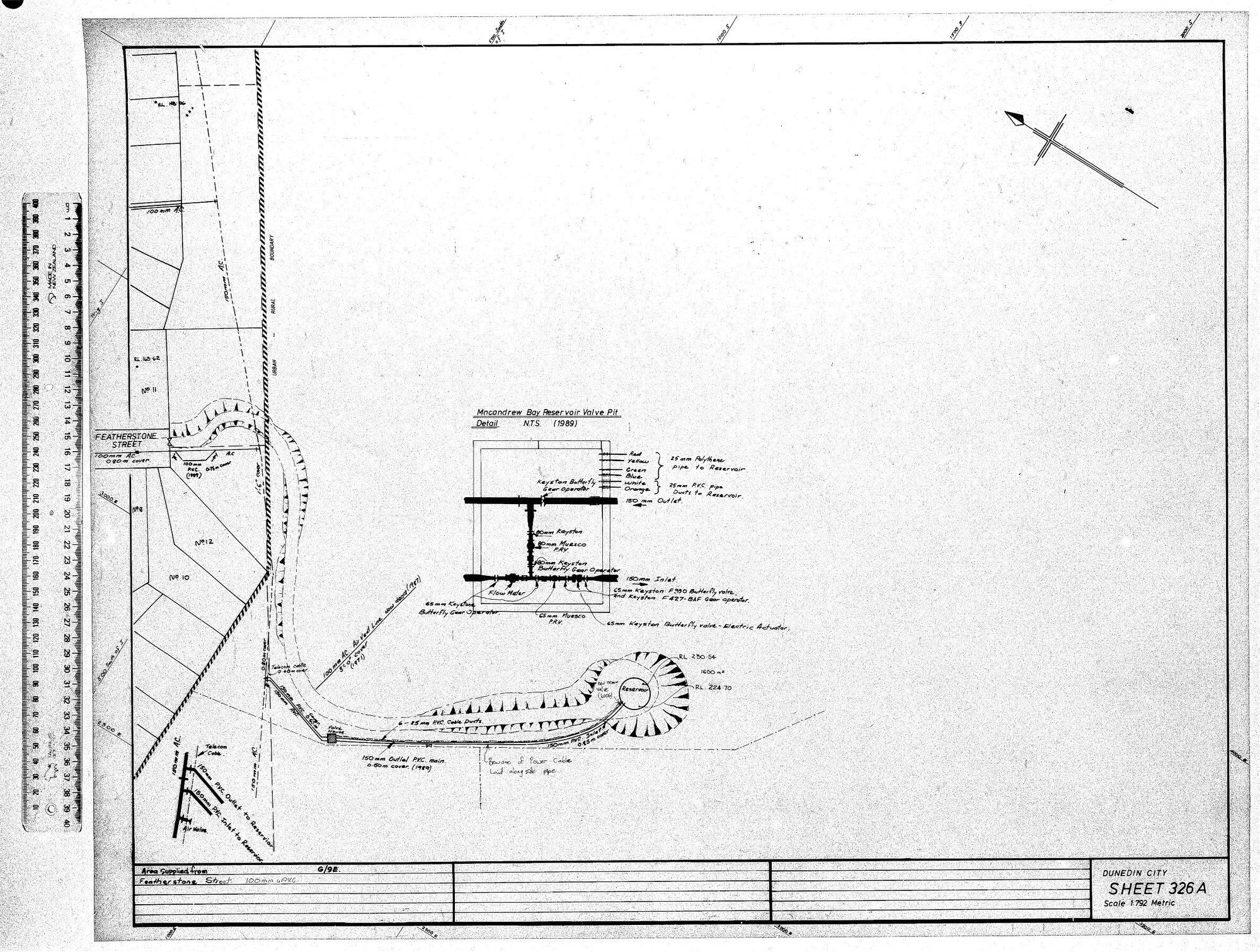 AREA SUPPLIED FROM G/9E