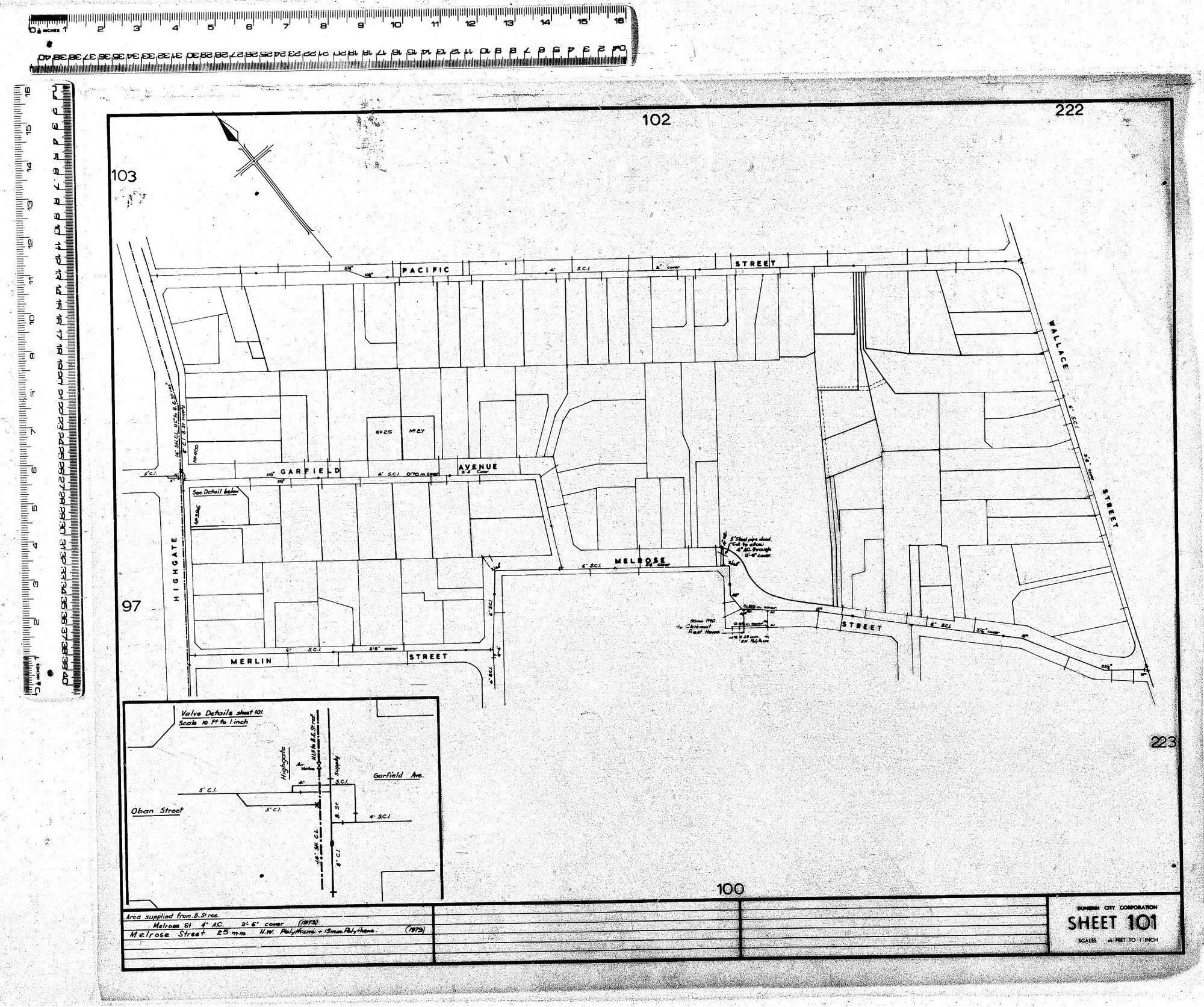 Sewers Between Main South Road &amp; Hillside Road