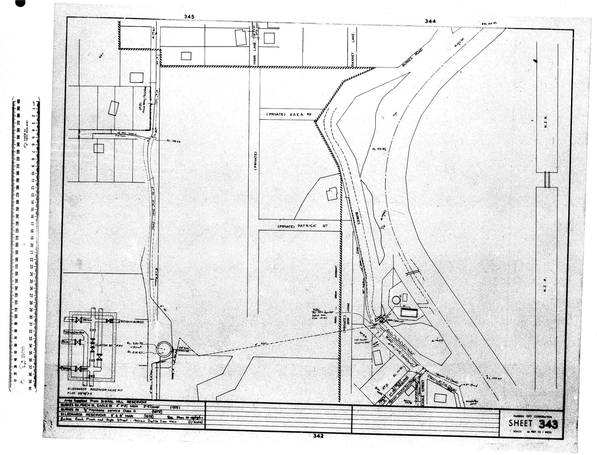 AREA SUPPLIED FROM SIGNAL HILL RESERVOIR