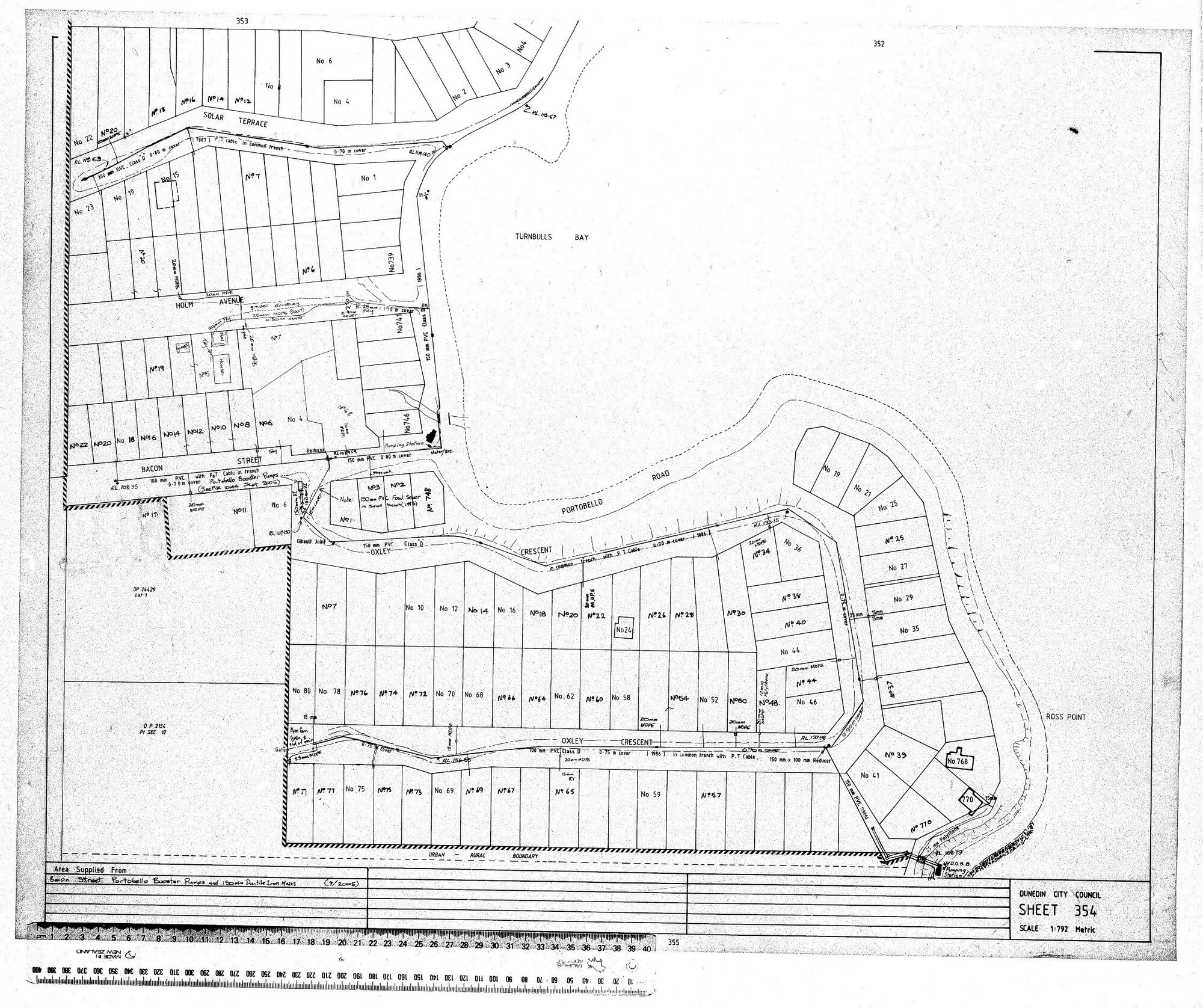 AREA SUPPLIED - TURNBULLS BAY