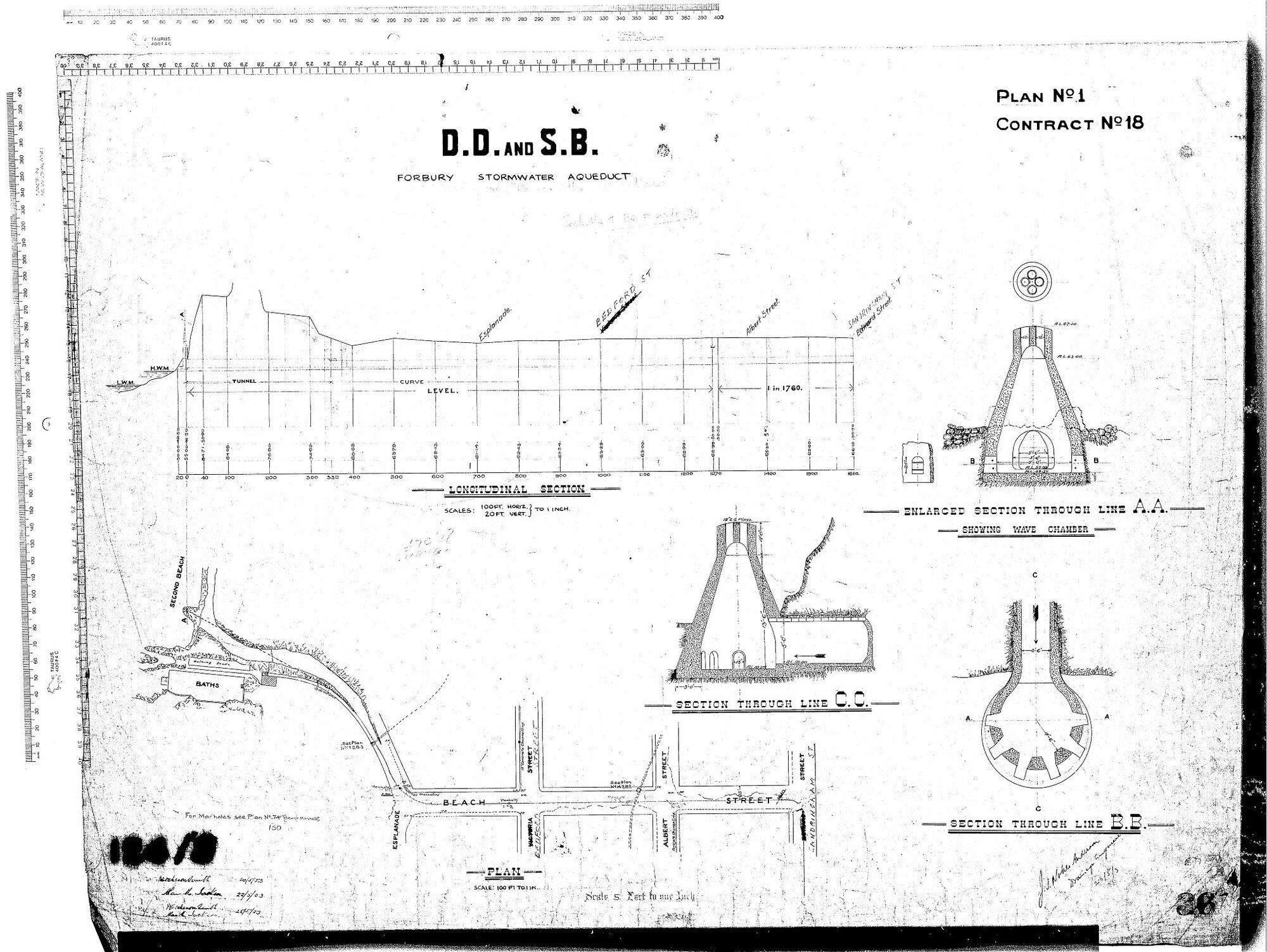 D.D and S.B. Forbury Stormwater Aqueduct