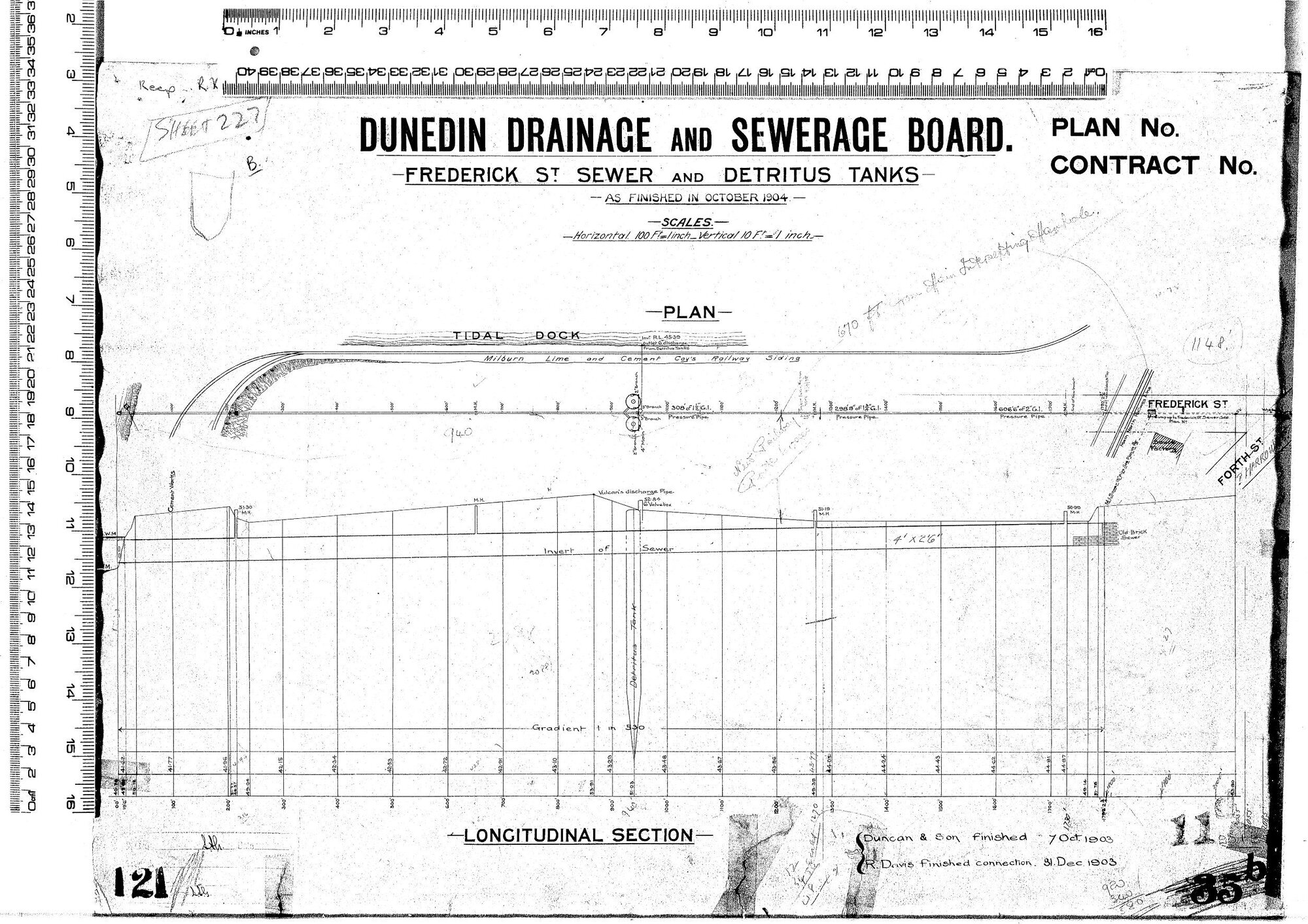 Frederick St Sewer and Detritus Tanks